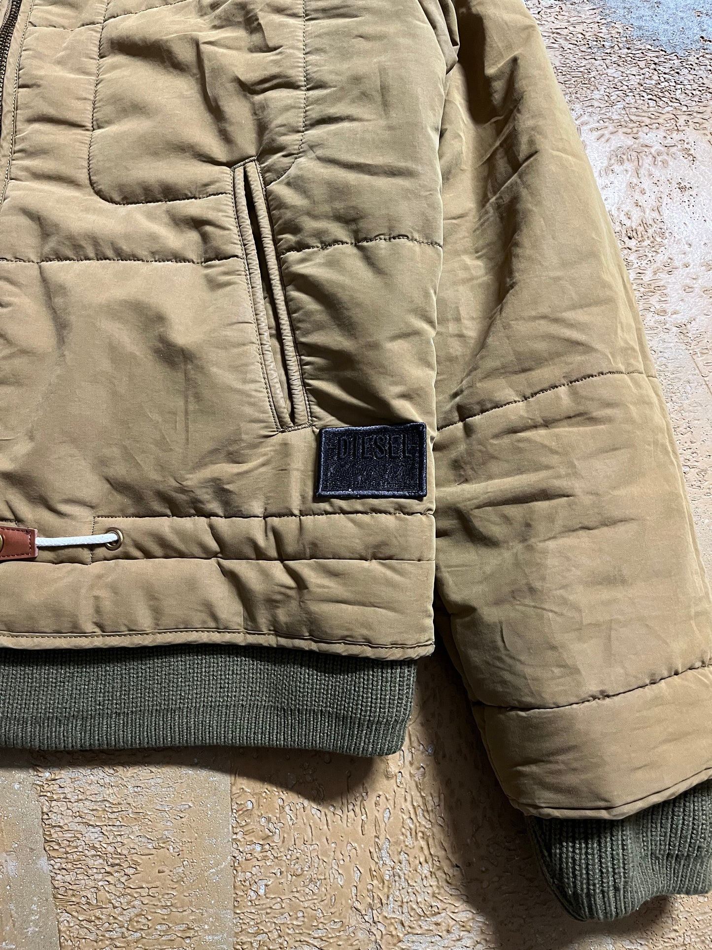 Diesel puffer harrington jacket - S