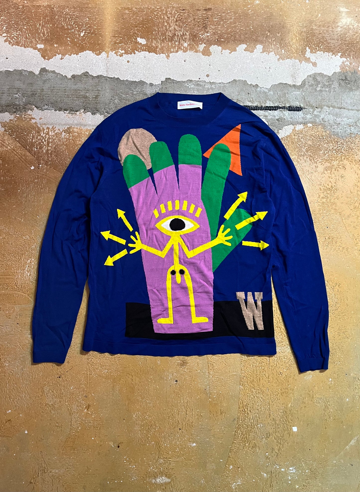 Walter van Beirendonck runway 100% wool sweater - L
