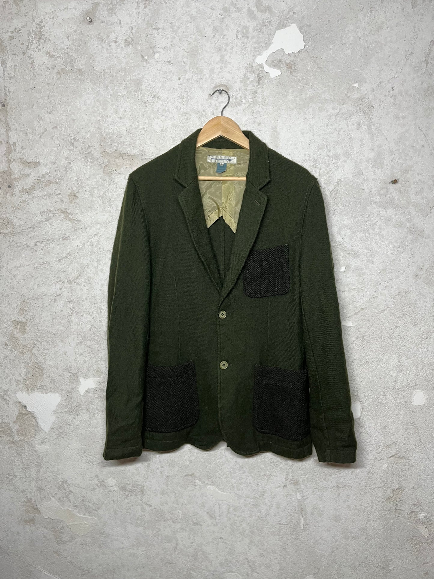 Junya Watanabe Comme des Garcons 100% wool blazer jacket - L