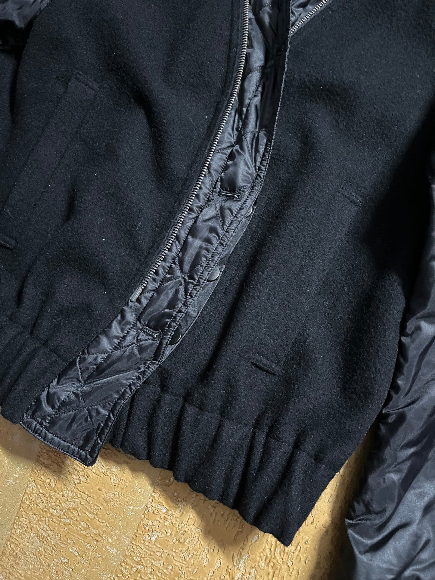 Dries van Noten vintage FW2007 gimp fill zip gimp bomber jacket - S