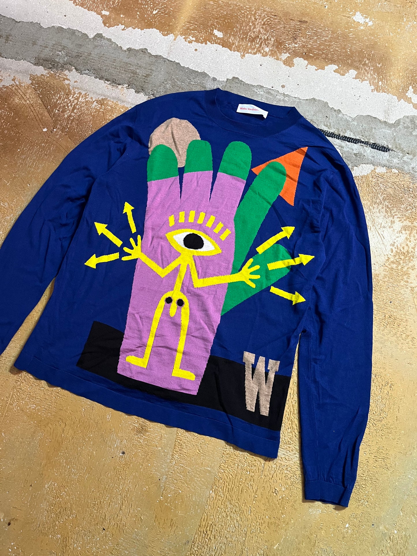 Walter van Beirendonck runway 100% wool sweater - L