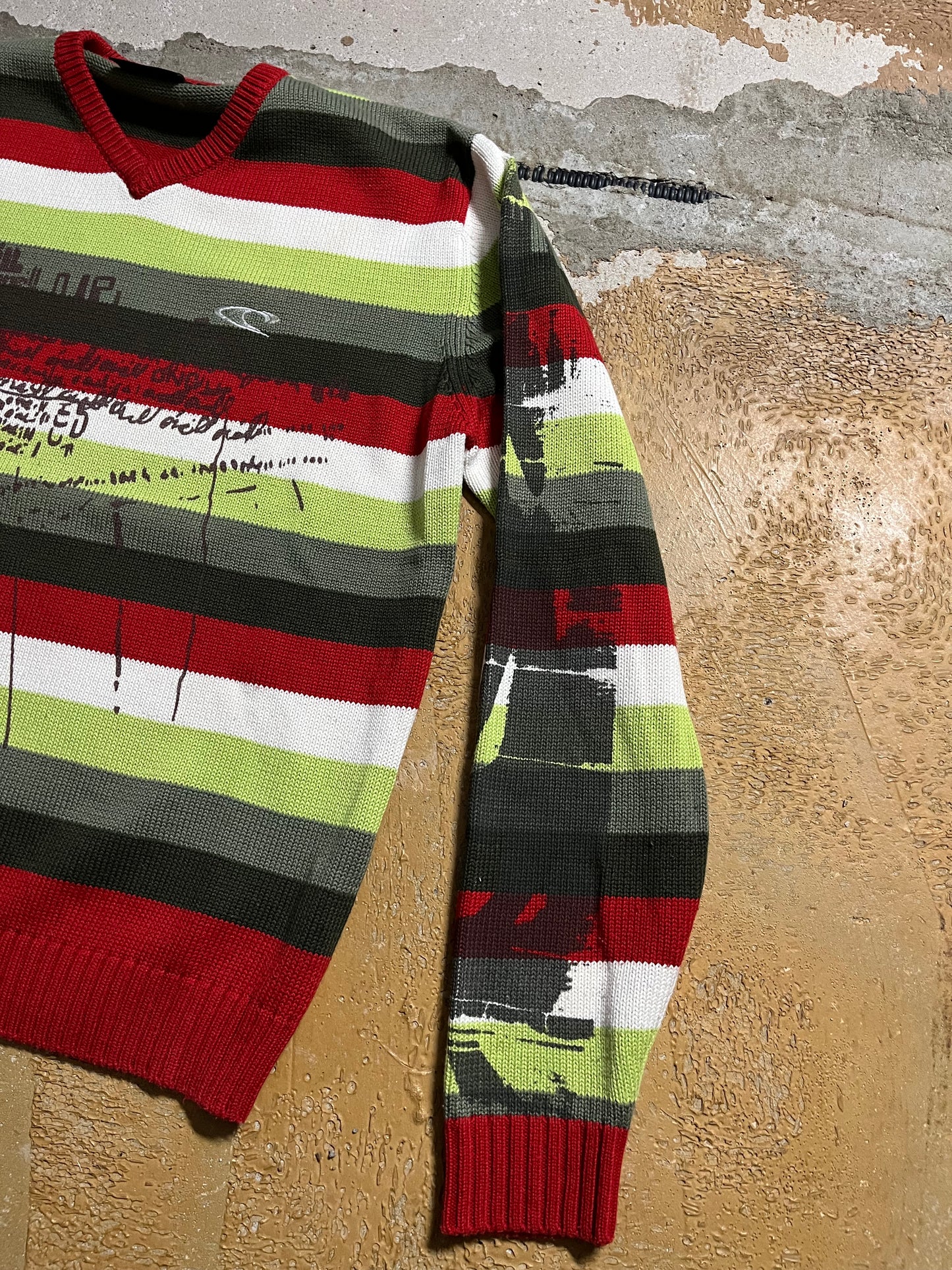 O’neill vintage striped knit sweater - M