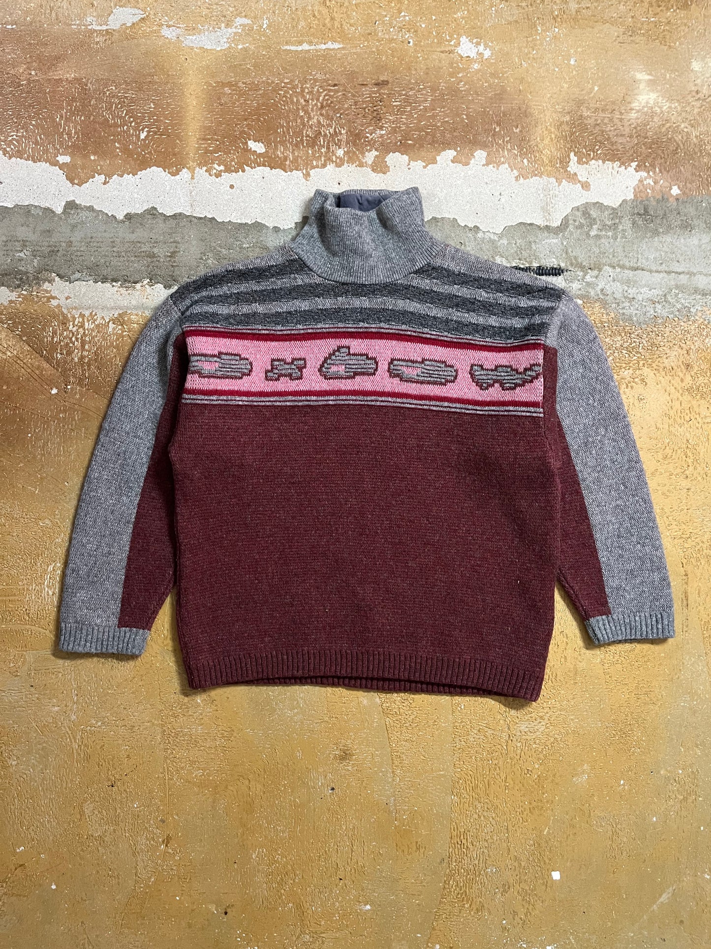 Oxbow vintage ski heavy knit sweater - S