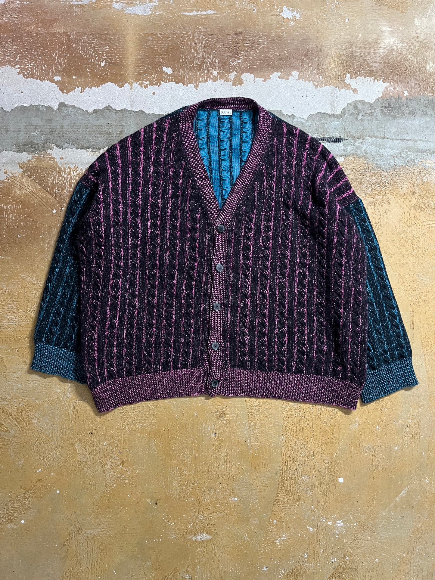 LOEWE SAMPLE knit cardigan sweater -