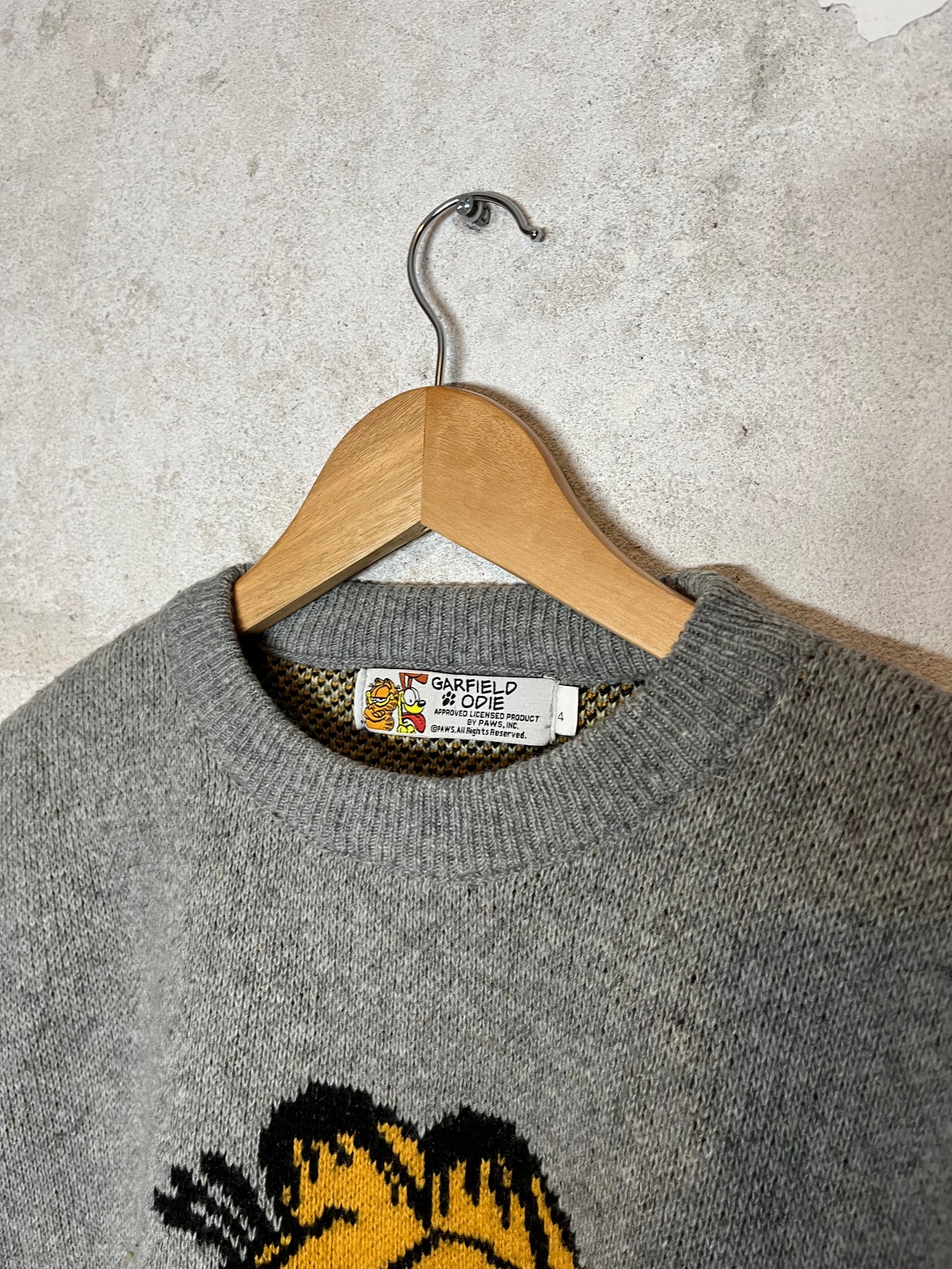 Vintage Garfield collectors heavy knit sweater - L/XL