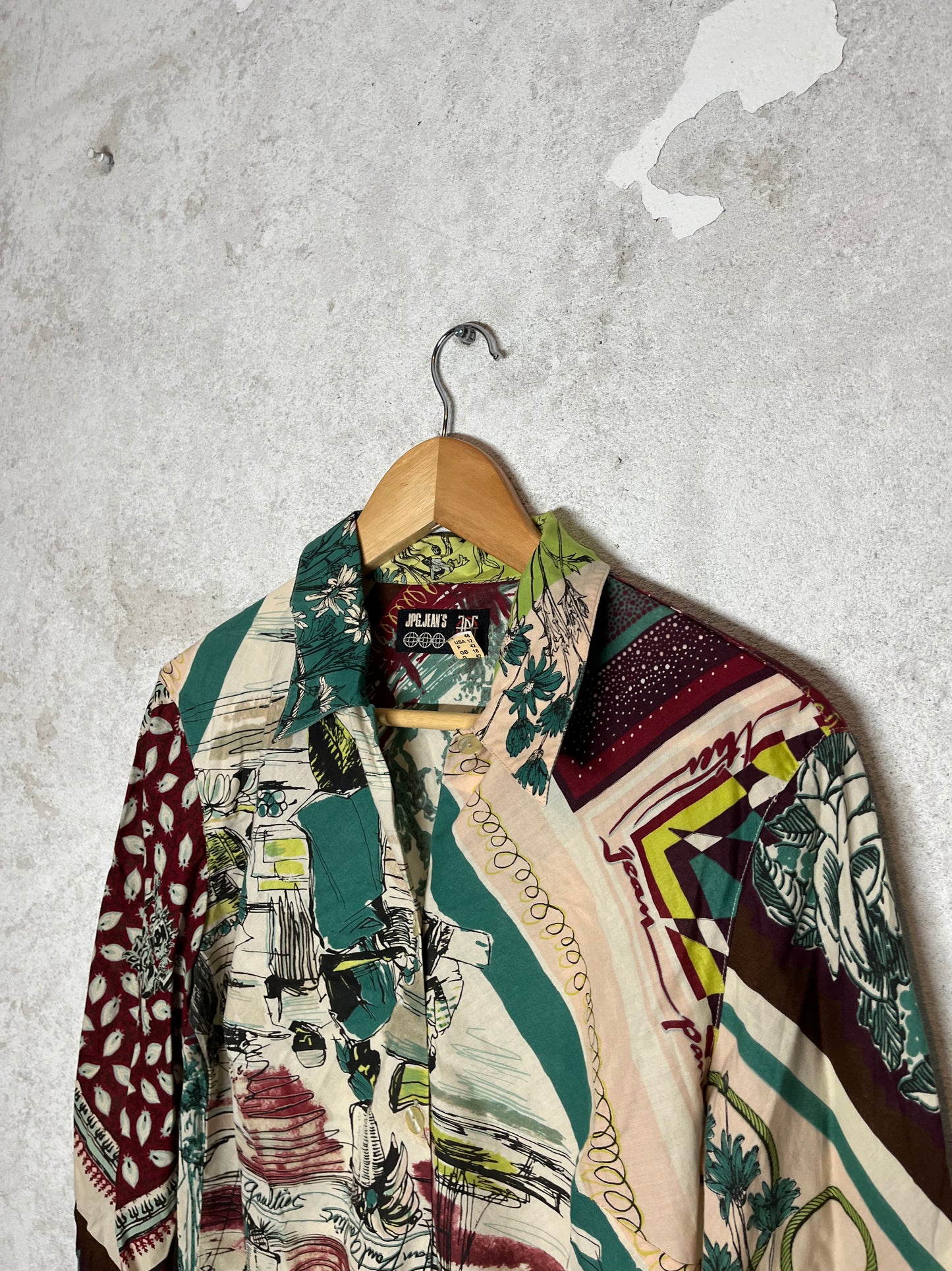 Jean Paul Gaultier 1990s top overshirt - XL