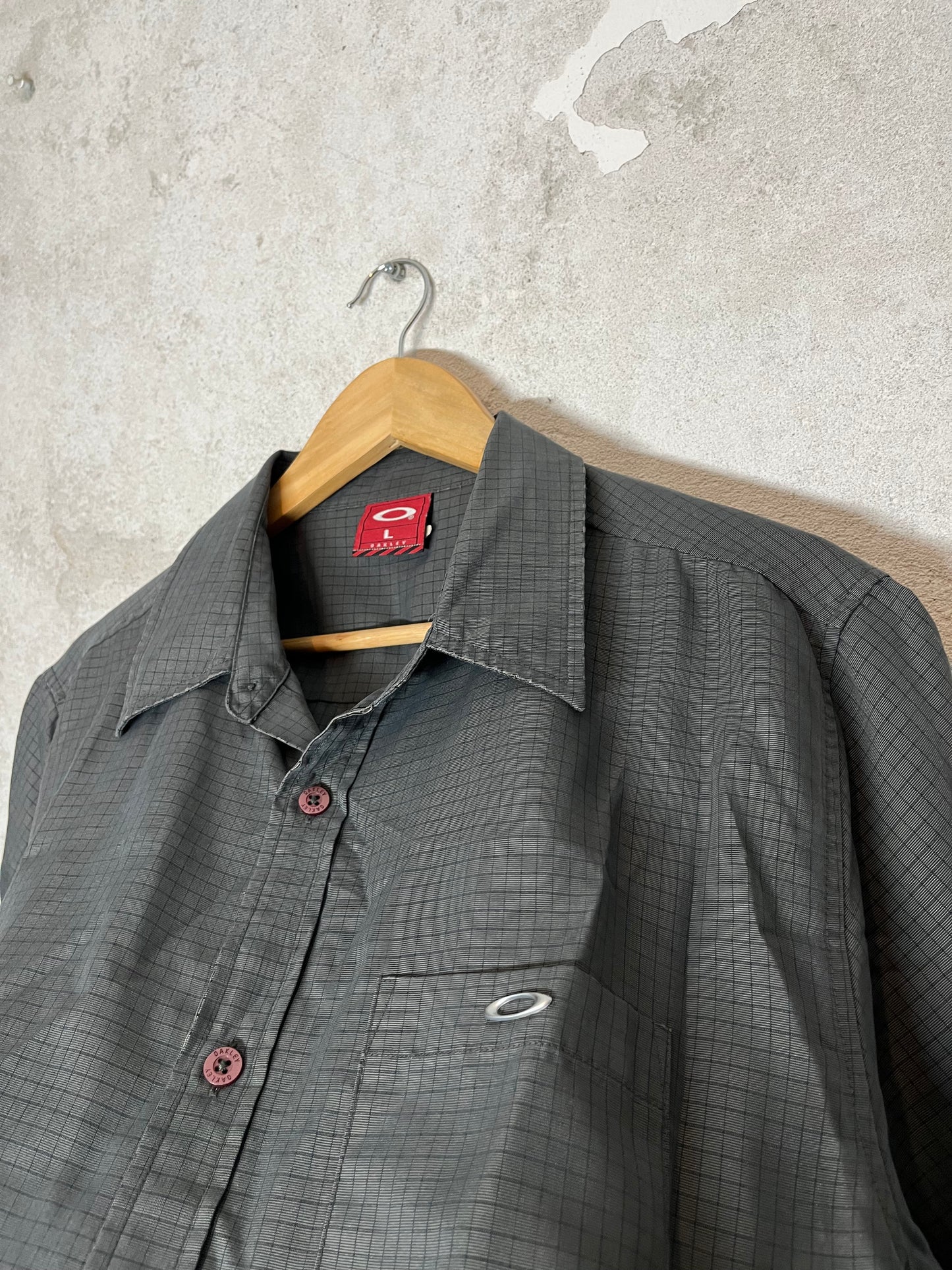 Oakley vintage retro 2000s y2k archive rare cyber polo shirt - L