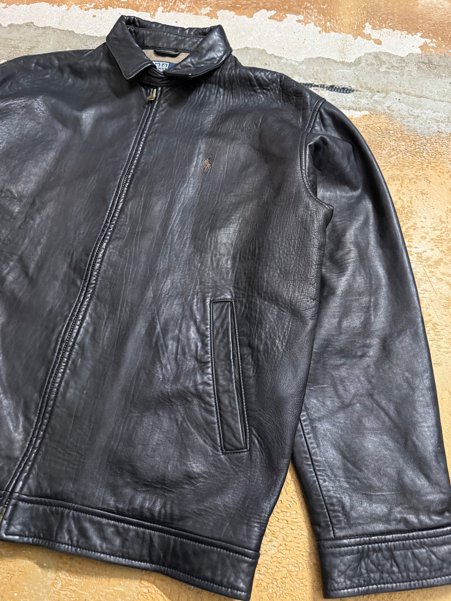 Ralph Lauren 100% lambs leather jacket - L