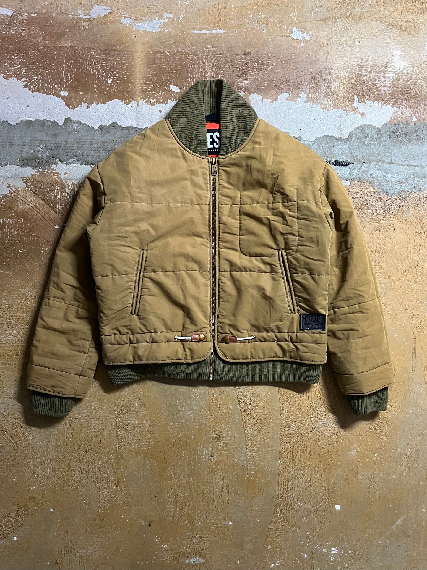 Diesel puffer harrington jacket - S