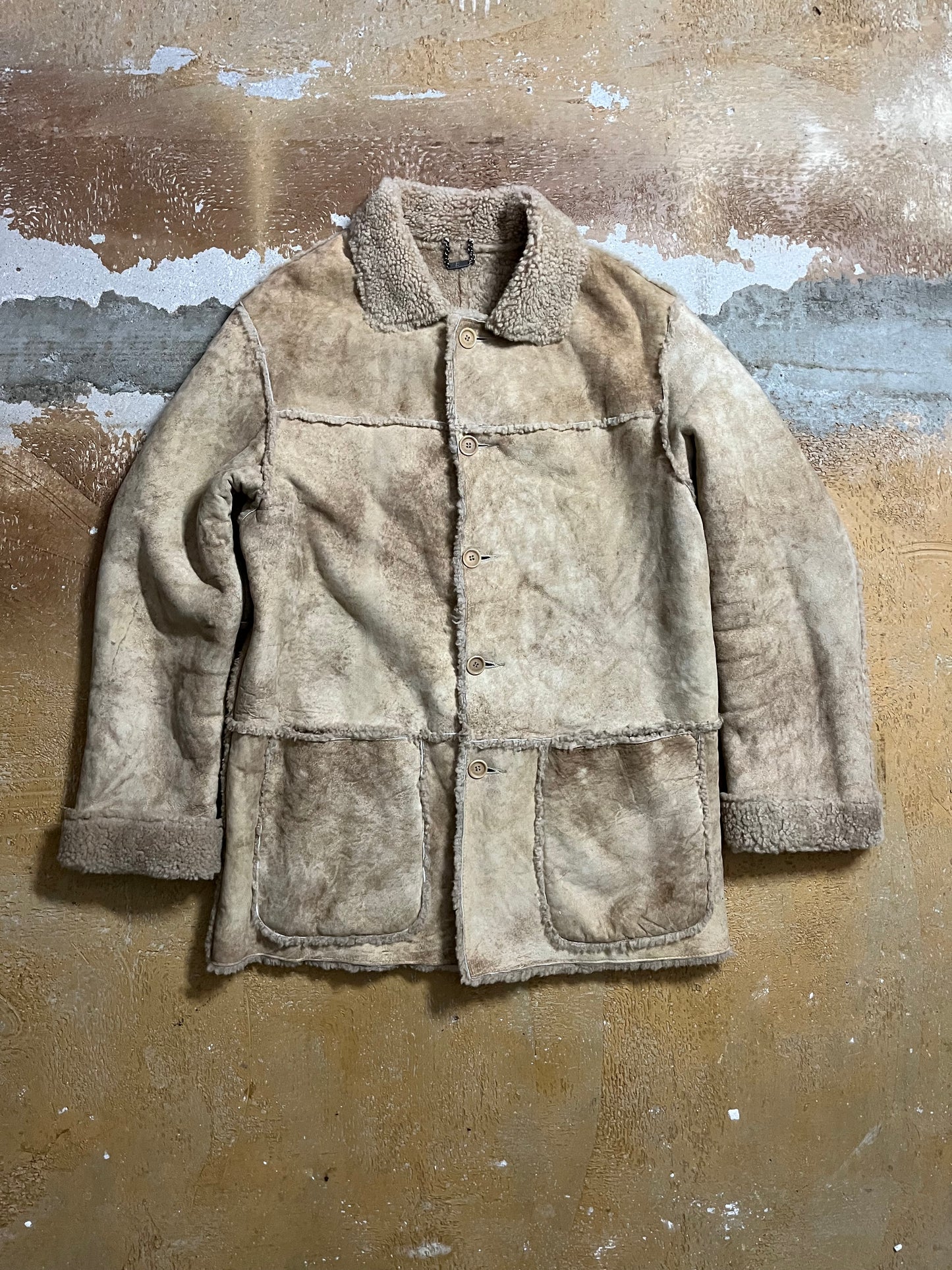Dolce & Gabbana sherling afghan coat - M