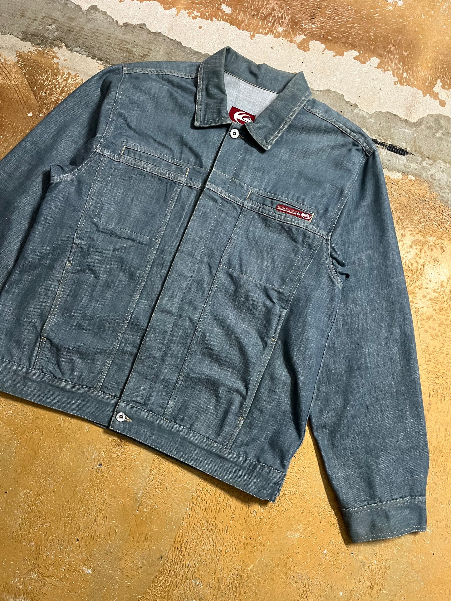 Vintage Quiksilver denim jacket - XL
