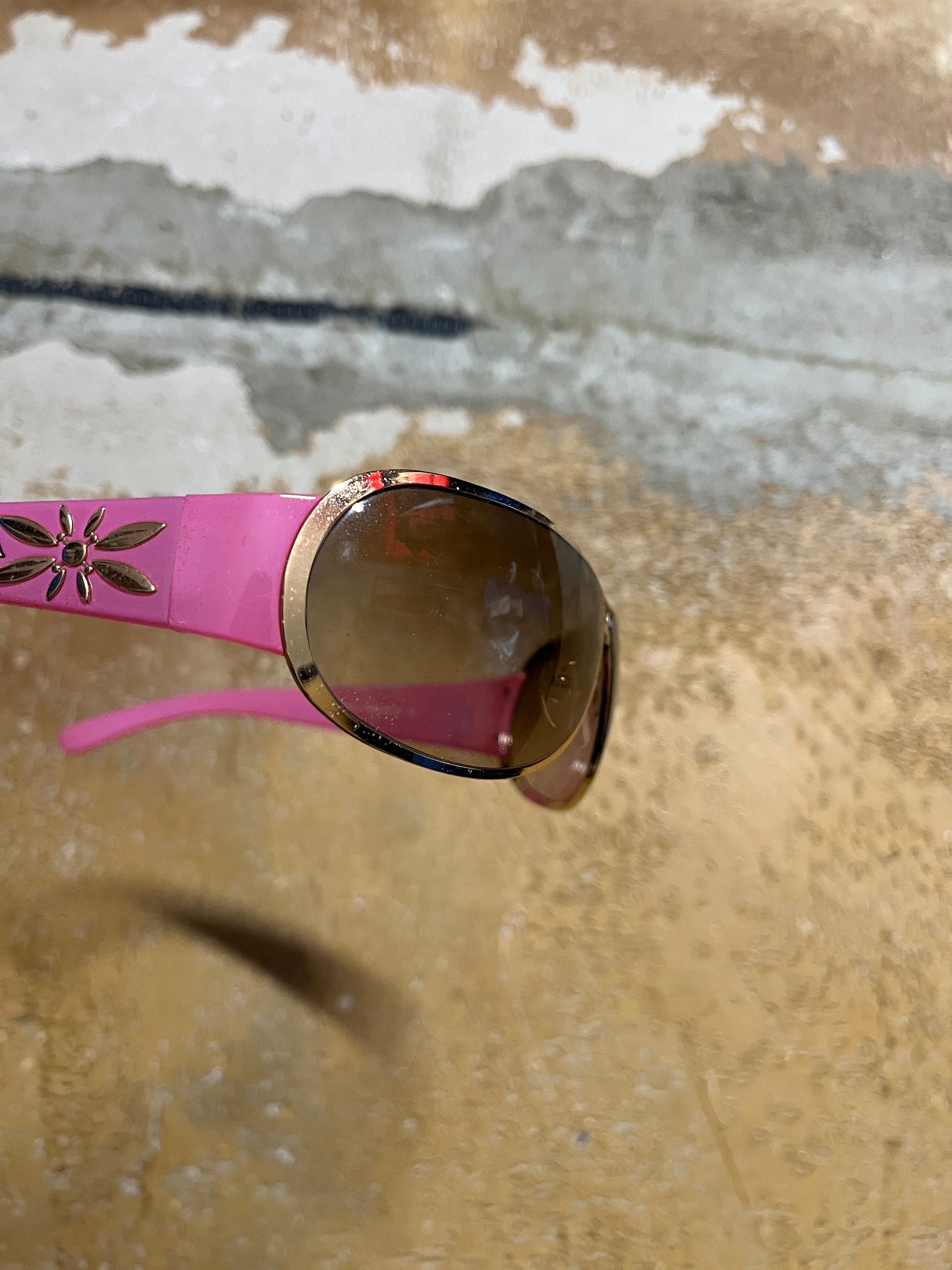 Vintage Prada pink sunglasses with box