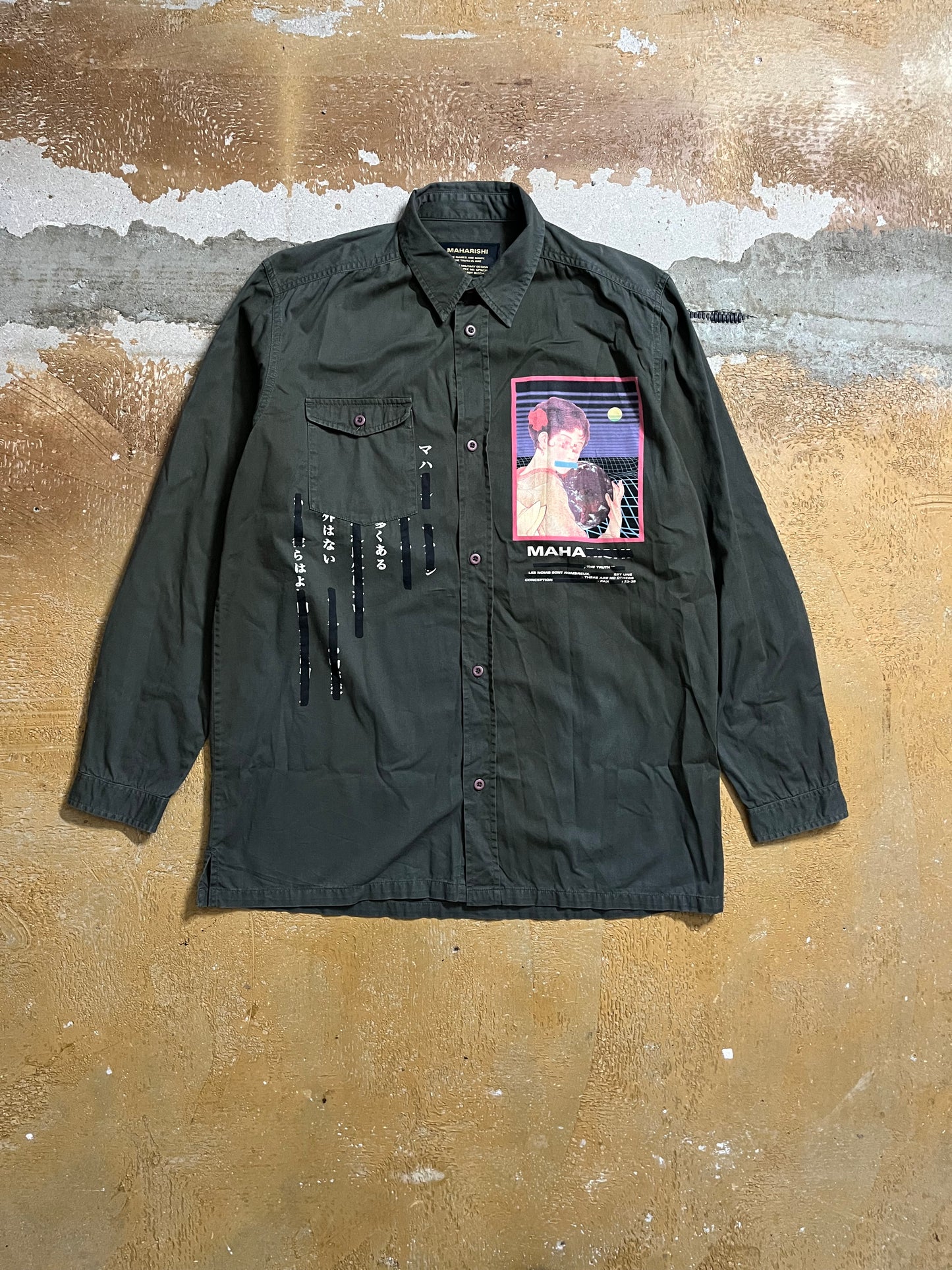 Maharishi “Tron Geisha” military overshirt - L