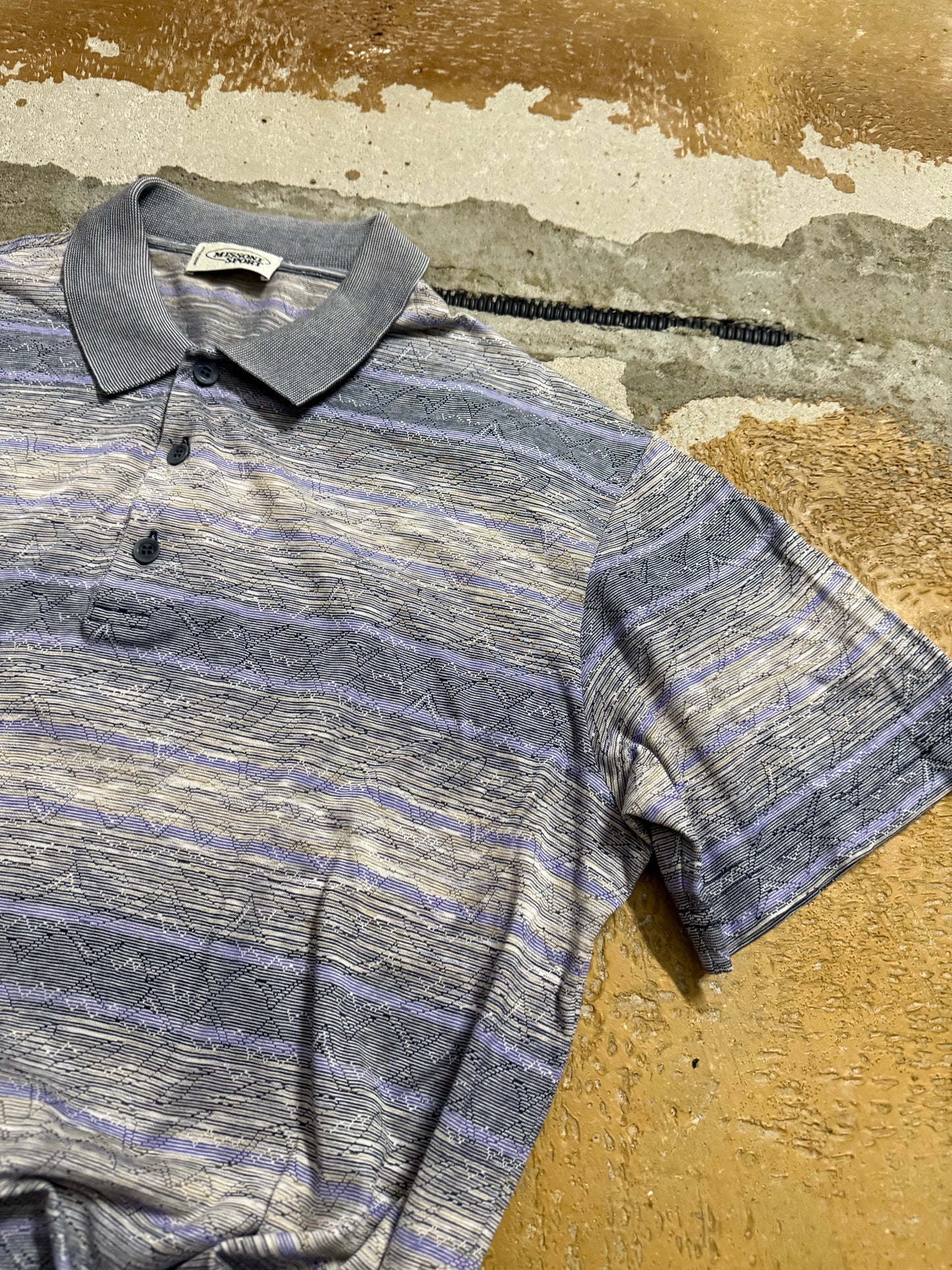 Missoni vintage knit polo shirt - S