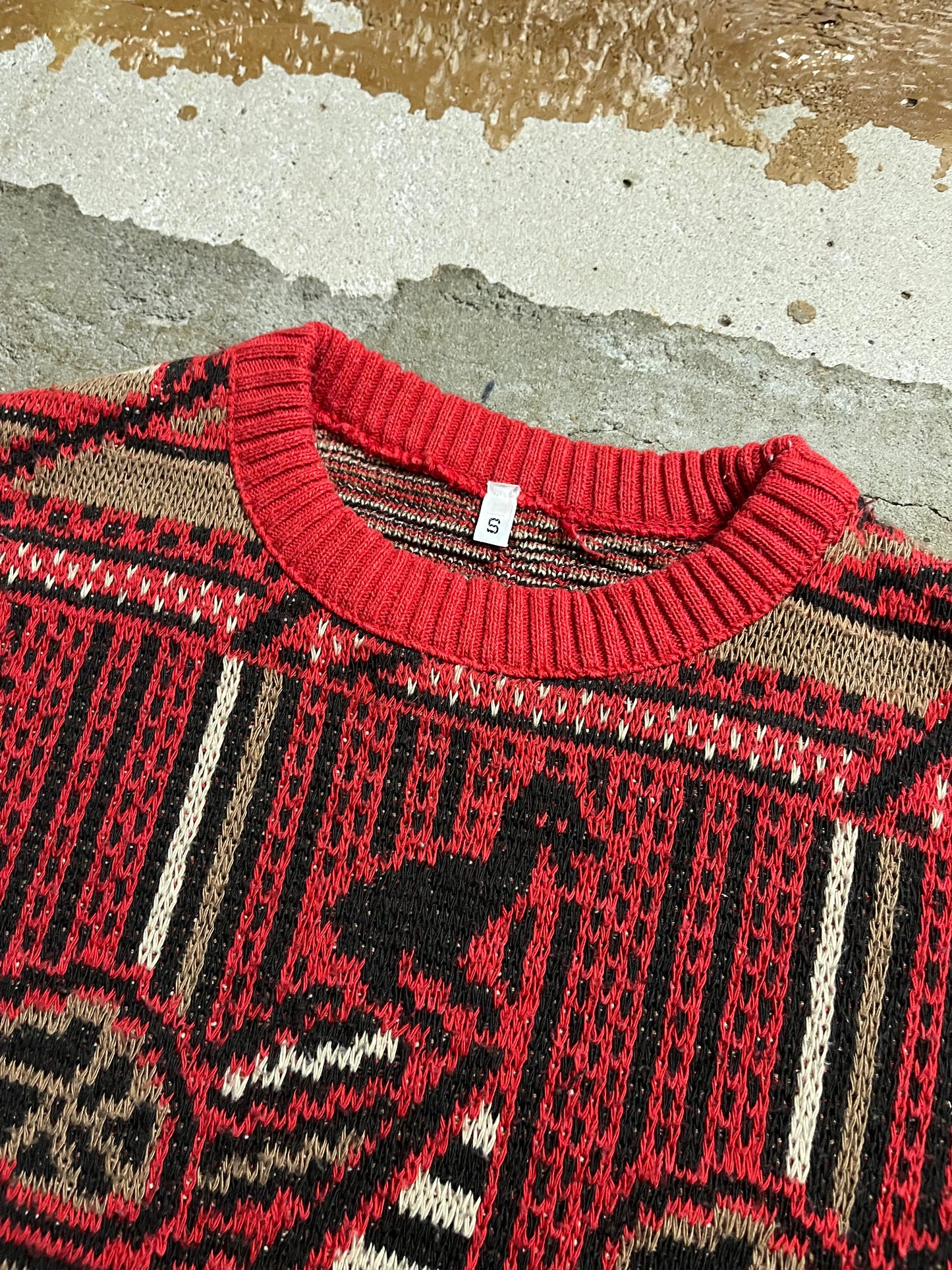 Oxbow vintage ski winter sweater - S