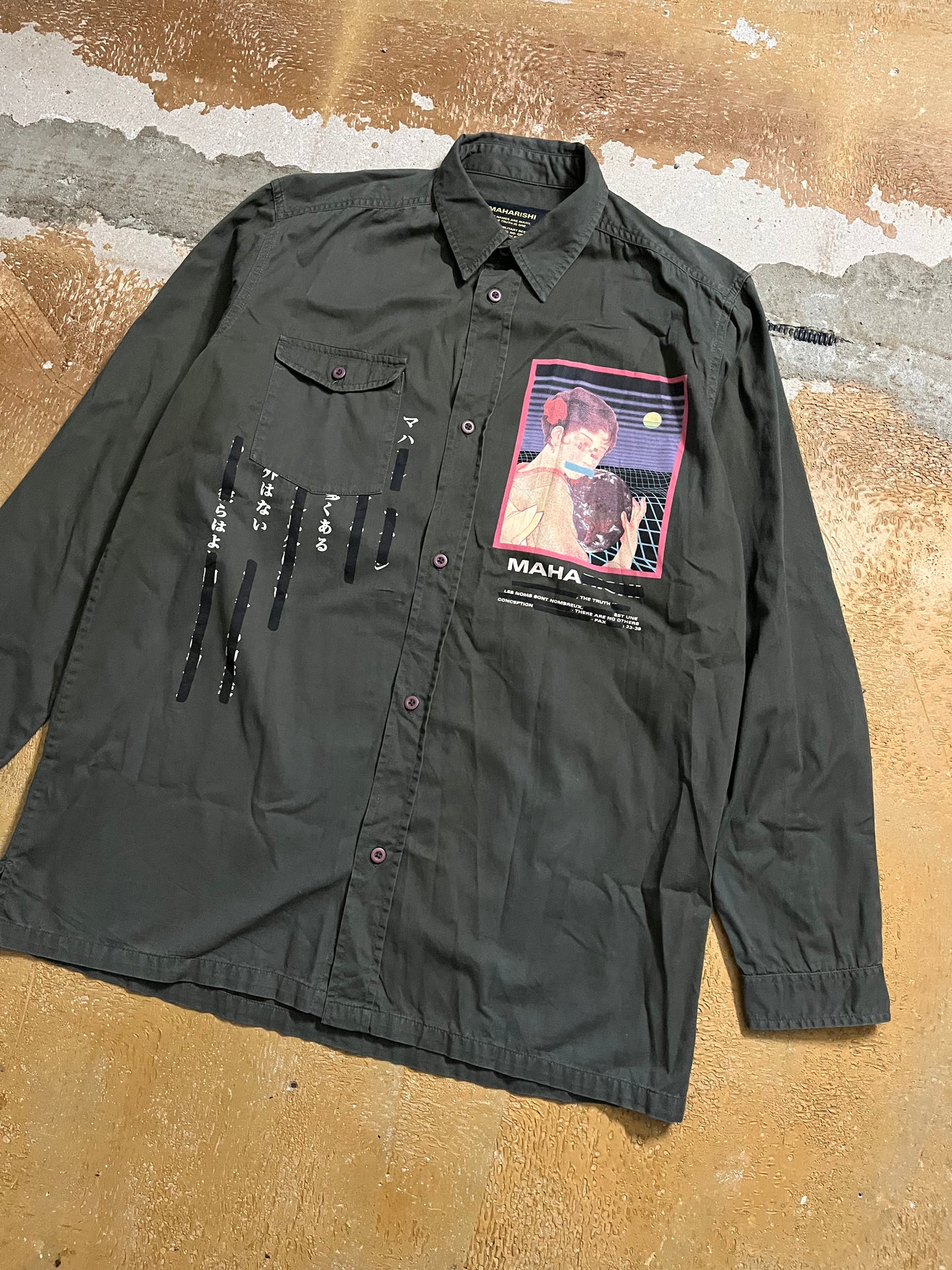 Maharishi “Tron Geisha” military overshirt - L