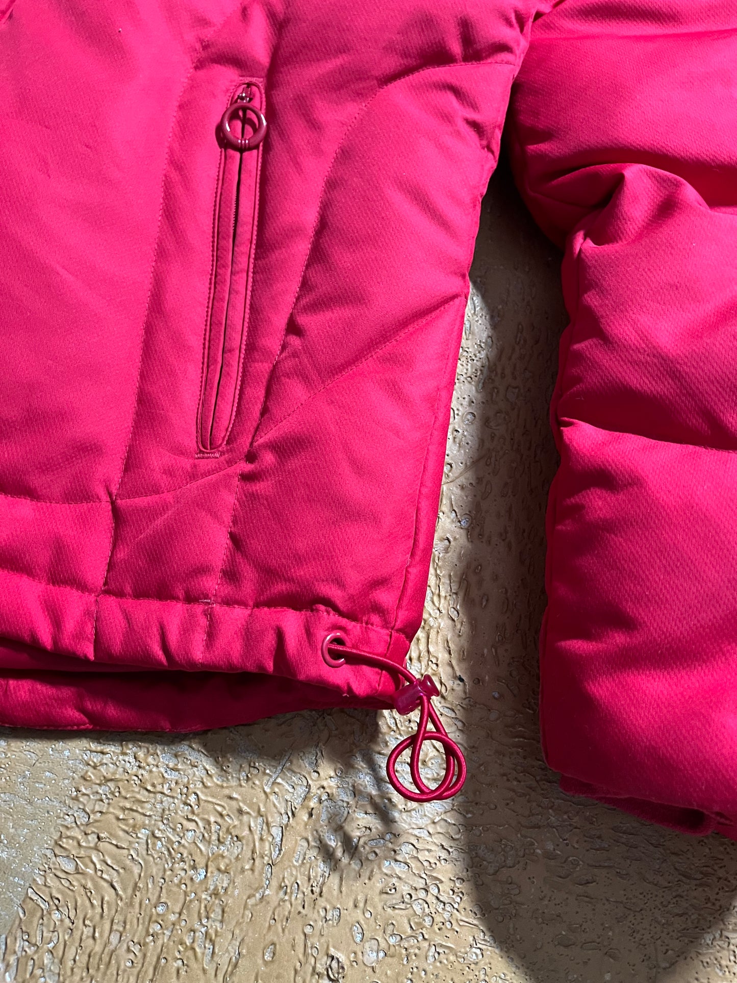 Adidas vintage puffer down jacket - S