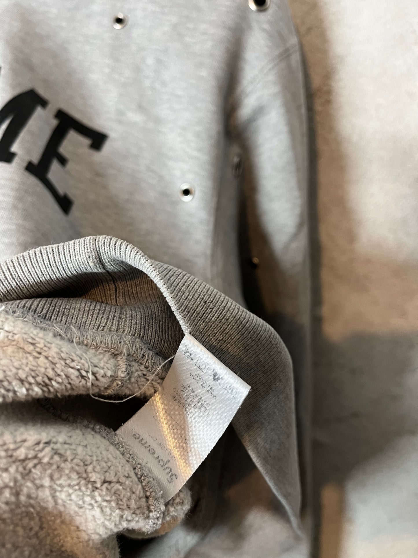 Supreme SS20 Eyelet hoodie - M