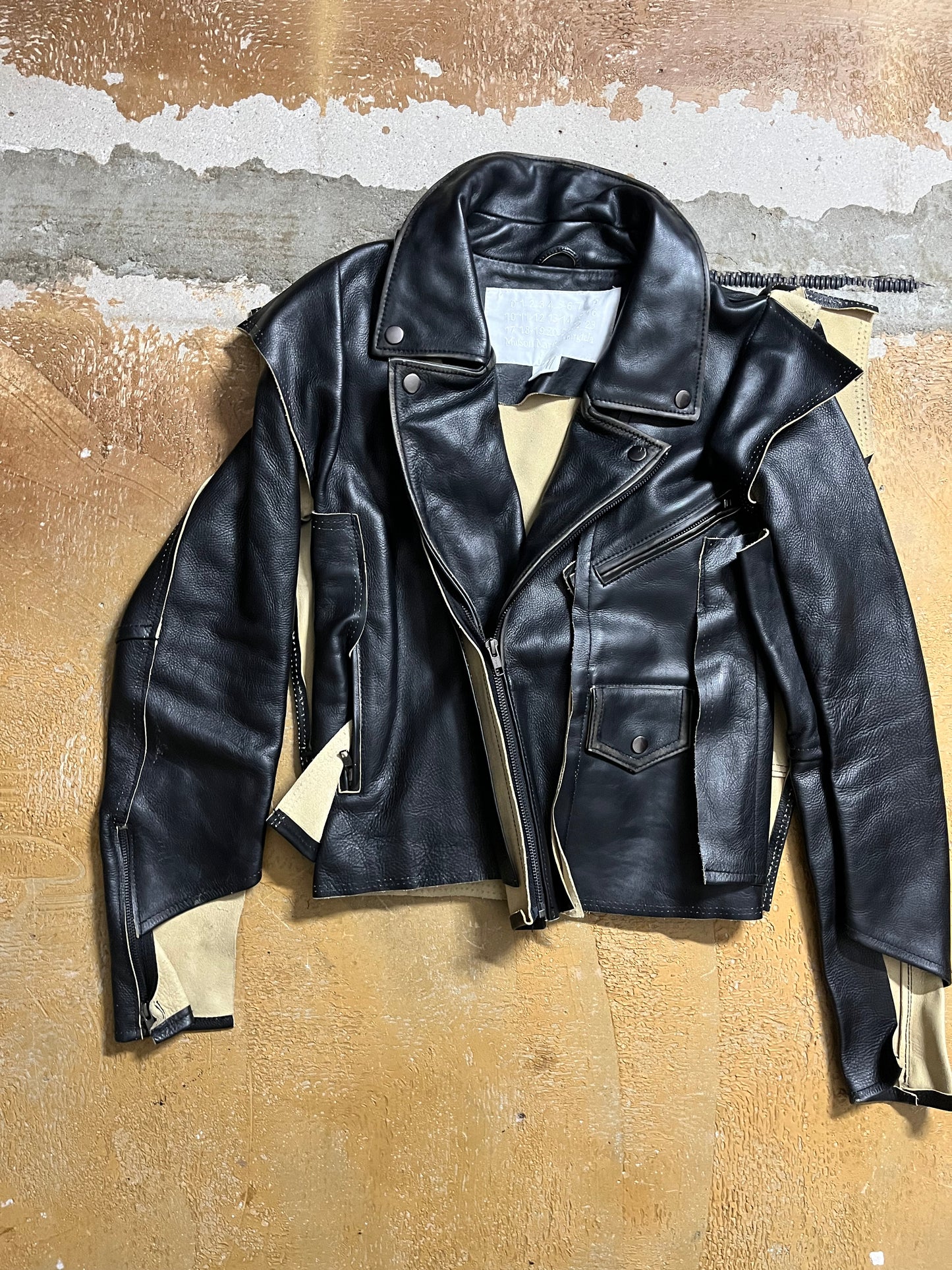 H&M maison margiela deconstructed jacket - S