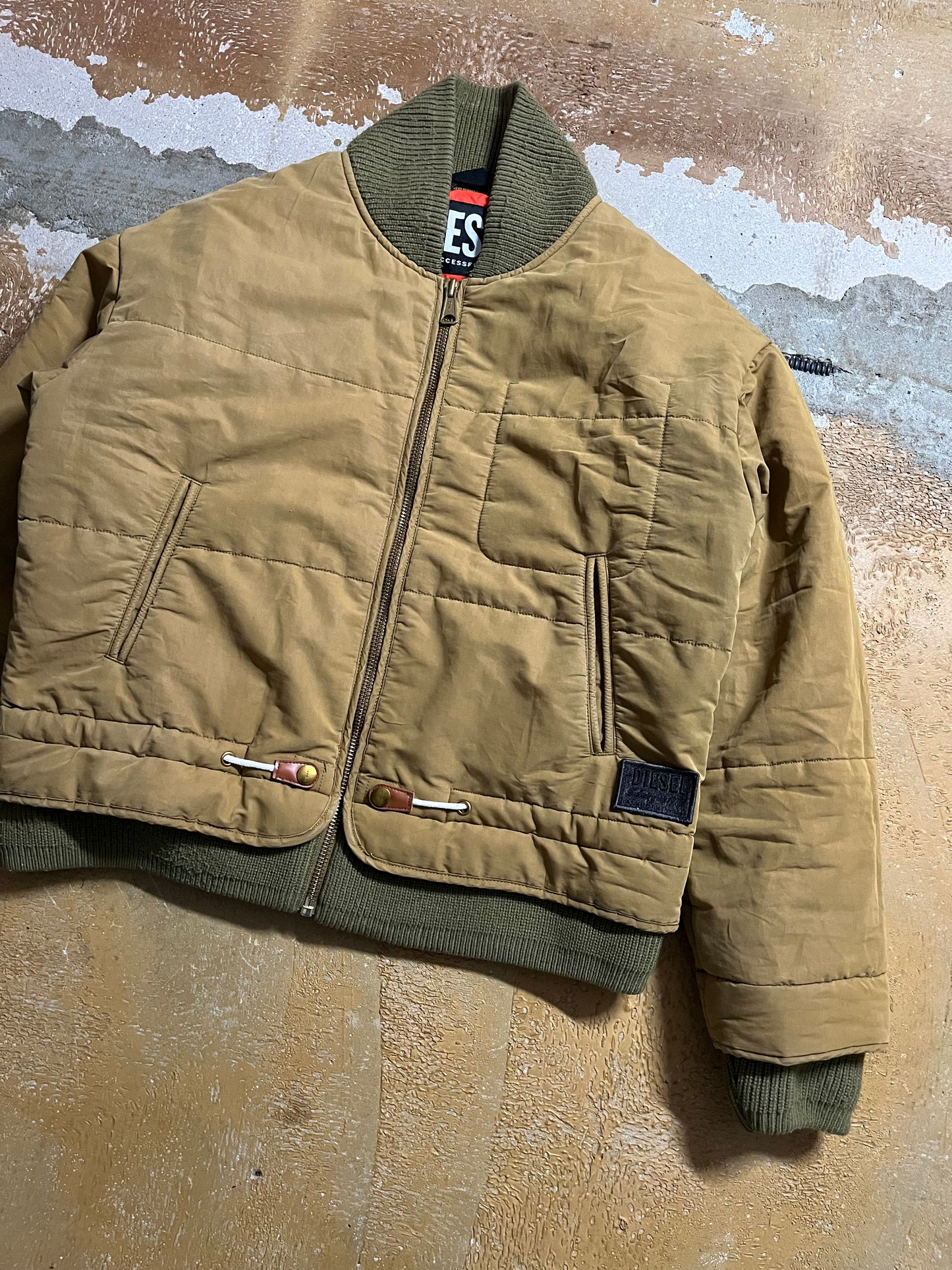 Diesel puffer harrington jacket - S