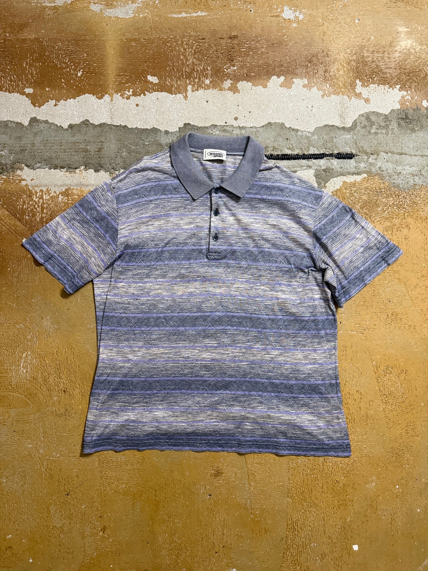 Missoni vintage knit polo shirt - S