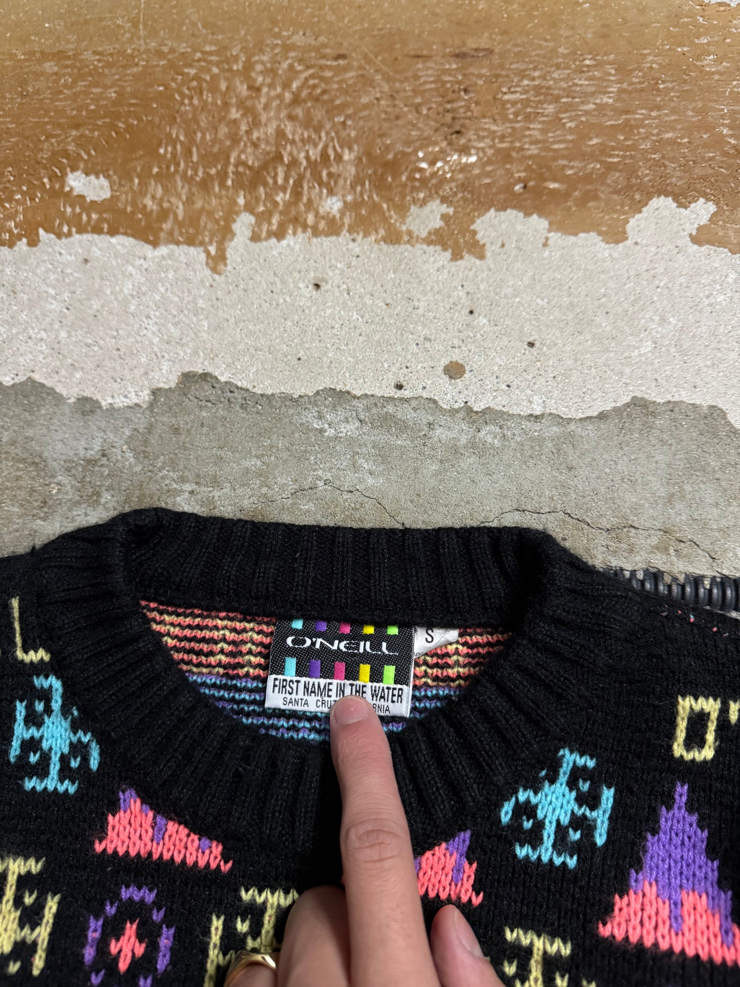 O’neill vintage rare collector knit sweater - S