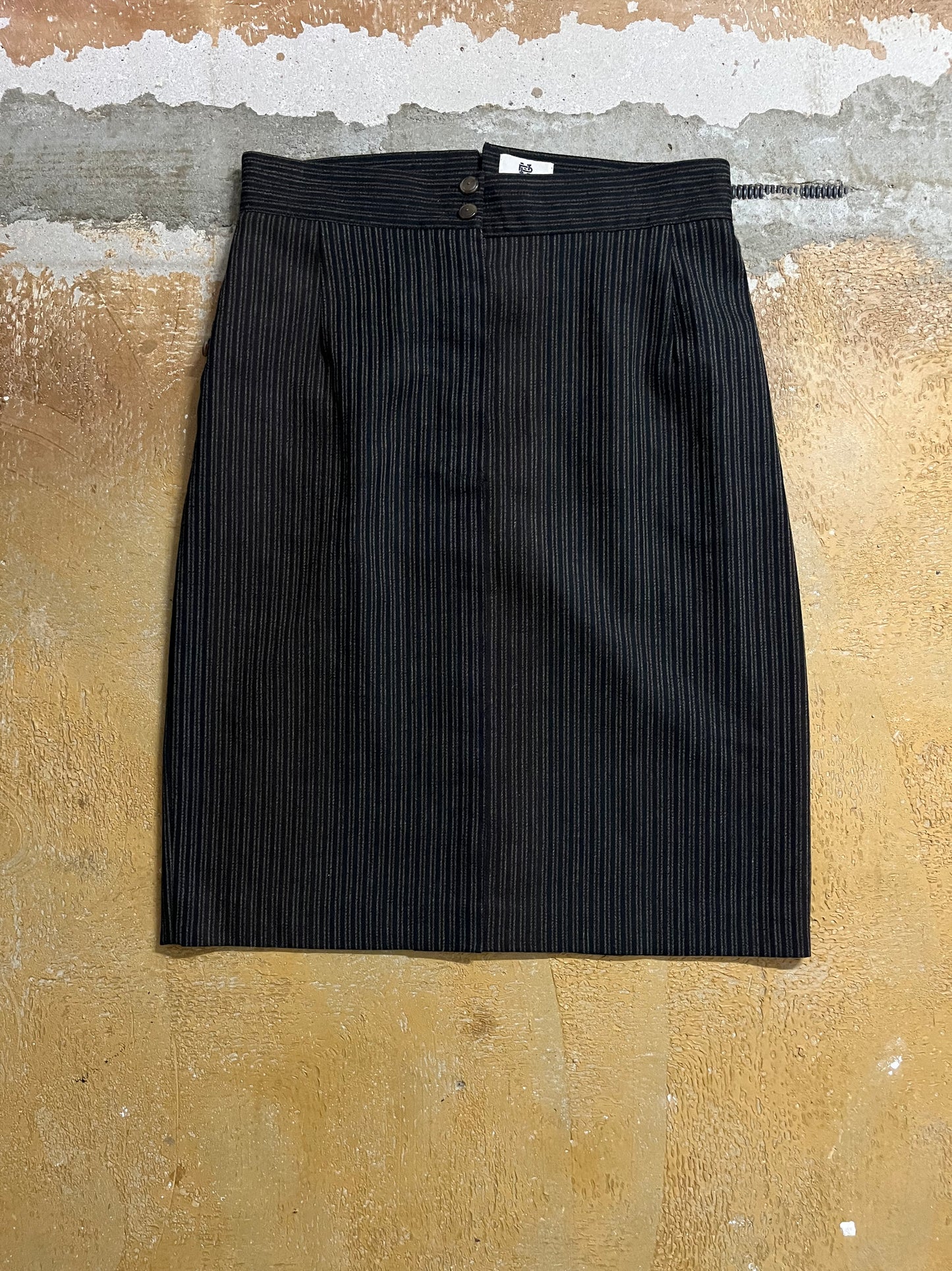 Dries van Noten virgin wool skirt + blazer - L