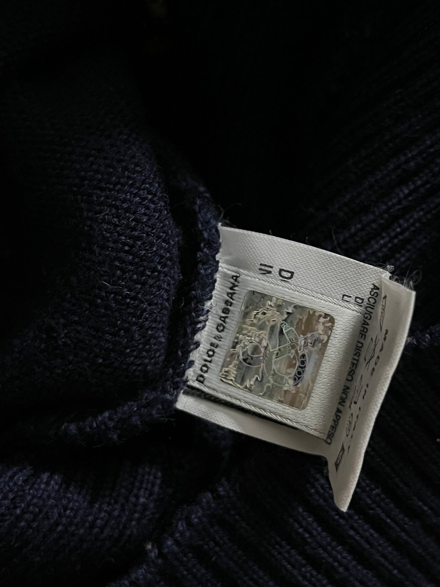 Dolce & Gabbana retro knit sweater - XS