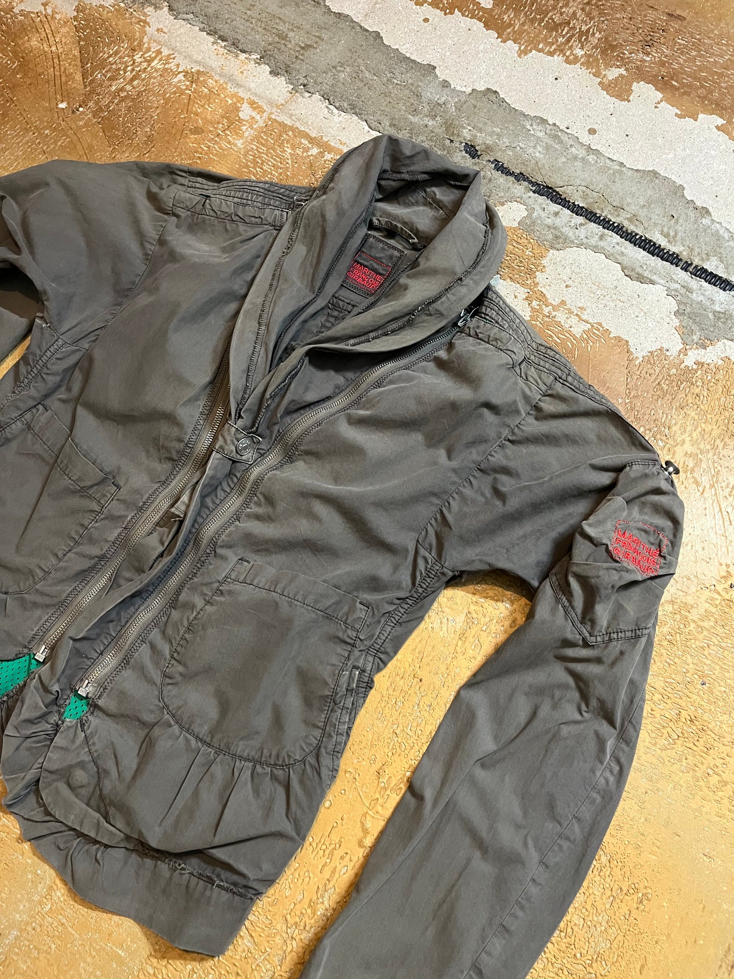 Marithe Francois Girbaud butterfly hidden pocket jacket - M