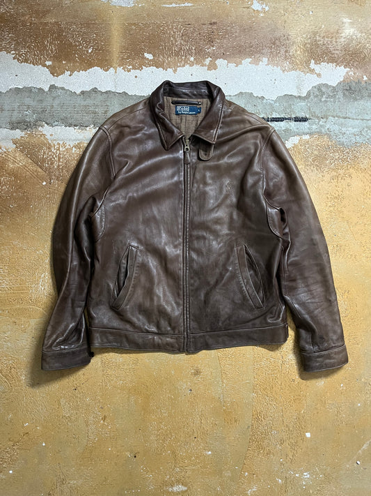 Ralph Lauren Lambskin patina jacket - L