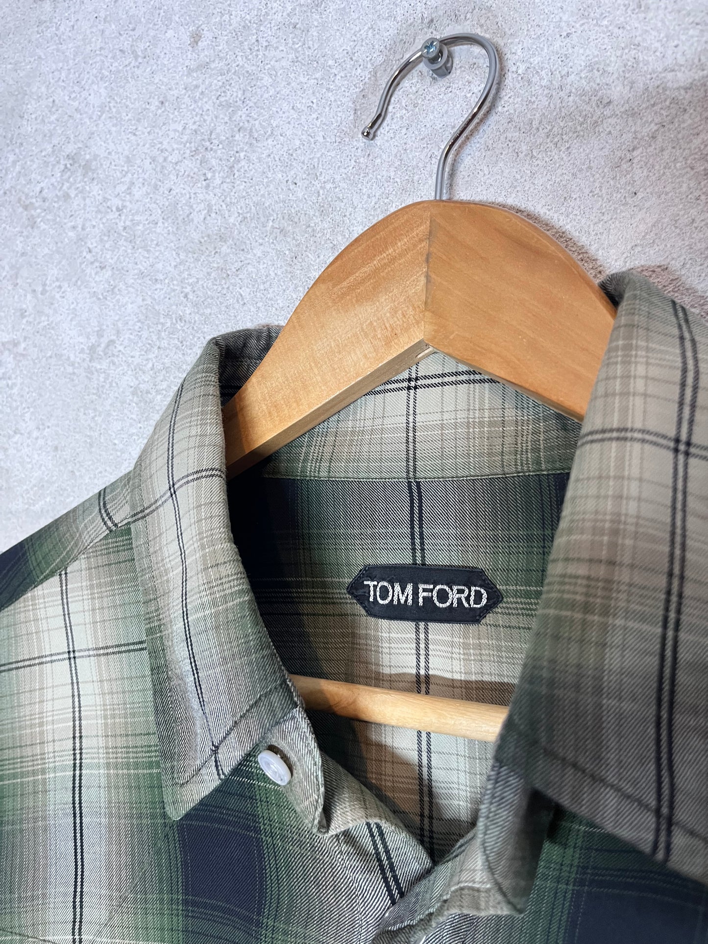 Tom Ford checkered shirt - L