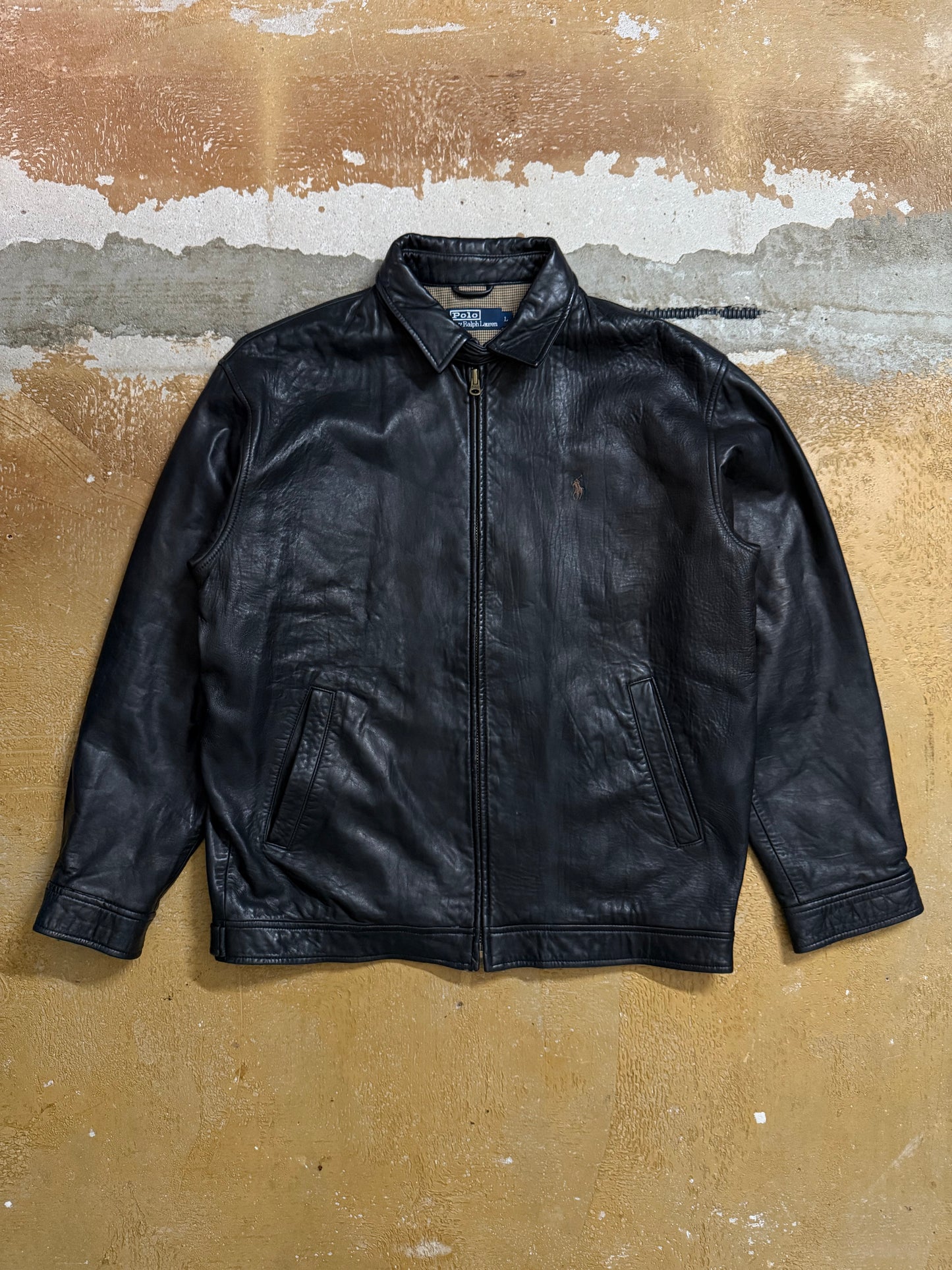 Ralph Lauren 100% lambs leather jacket - L