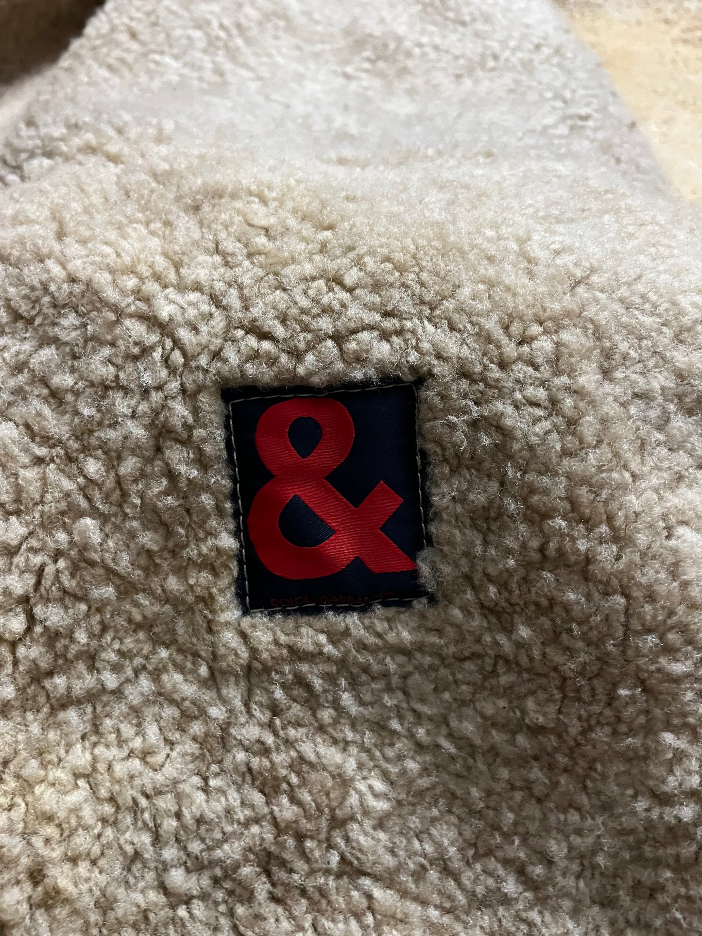 Dolce & Gabbana sherling afghan coat - M