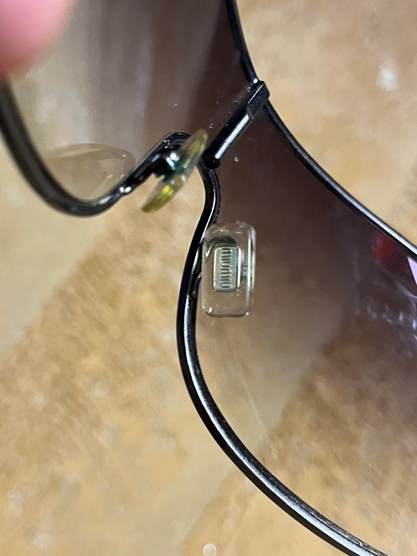 Miu Miu vintage shield sunglasses + box