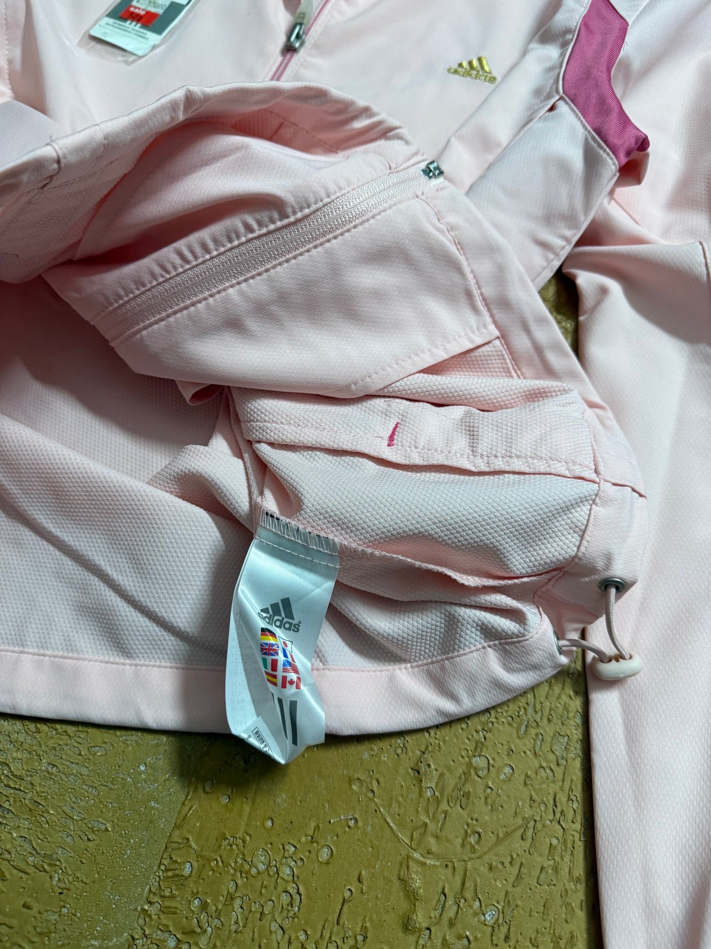 Vintage Adidas deadstock pink jacket - S