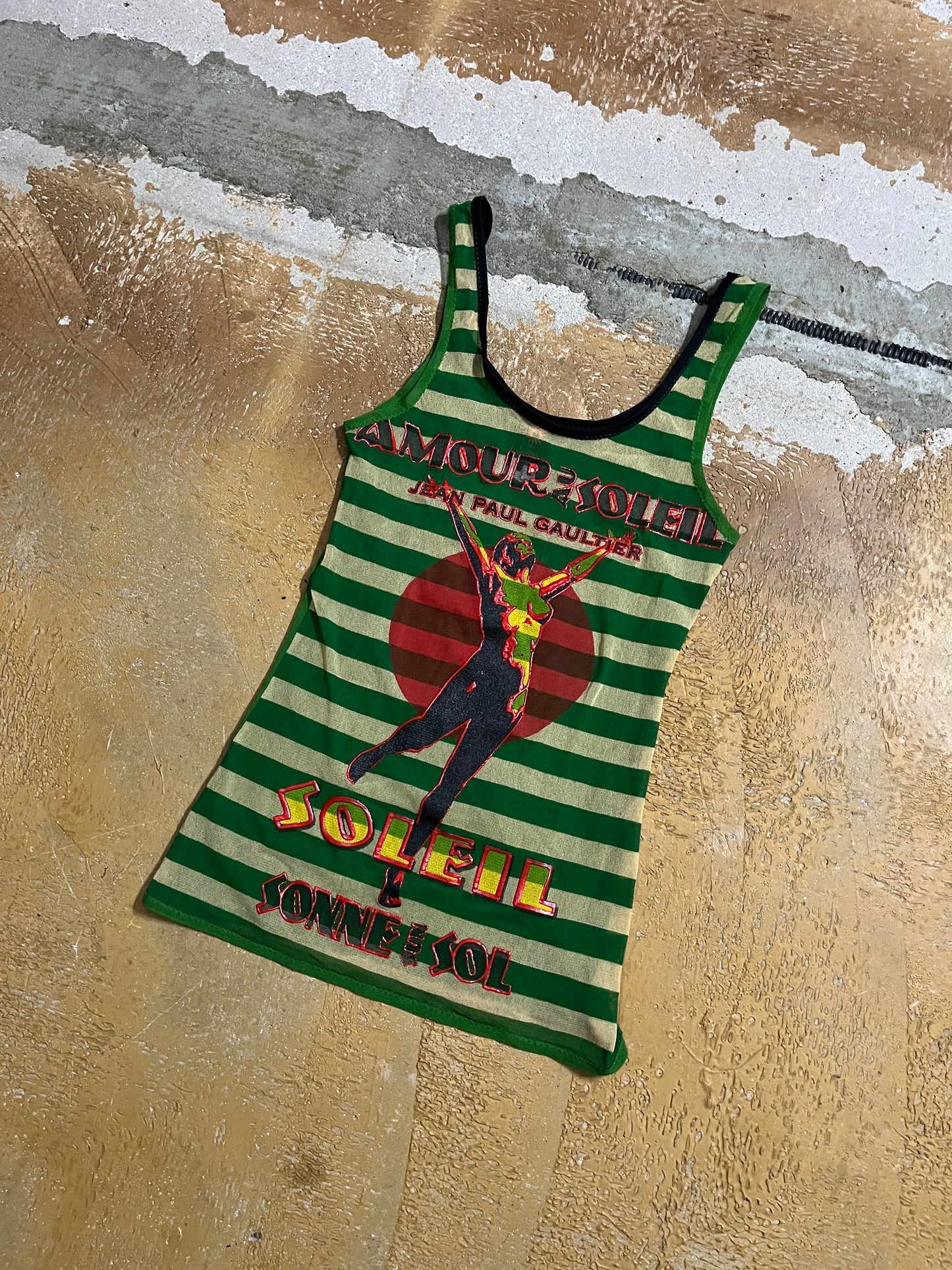 Jean Paul Gaultier 90s Soleil mesh top - S