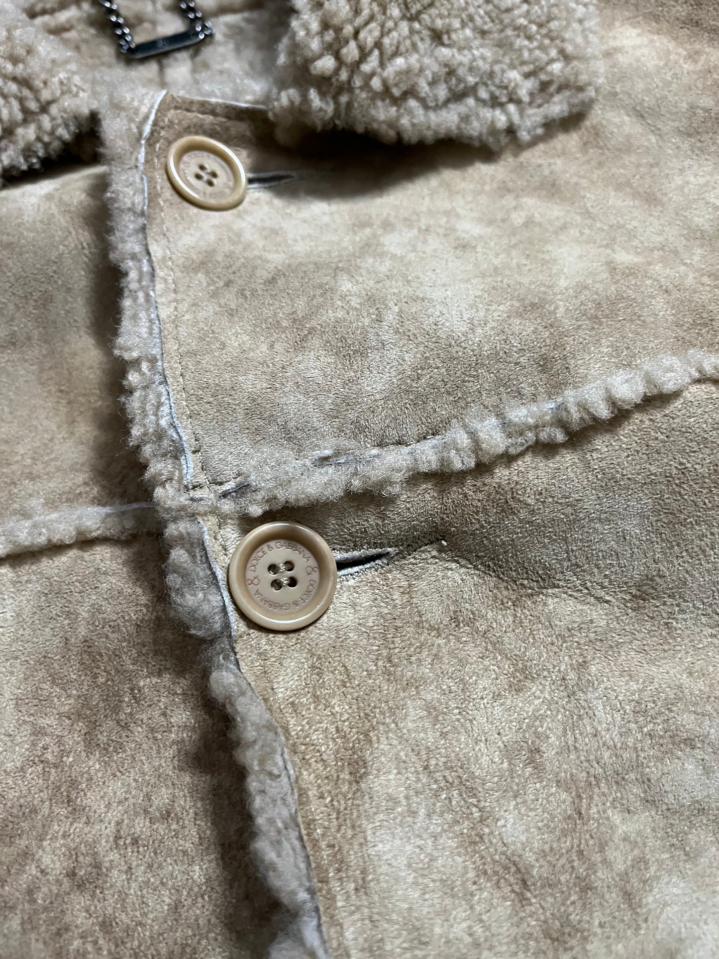 Dolce & Gabbana sherling afghan coat - M