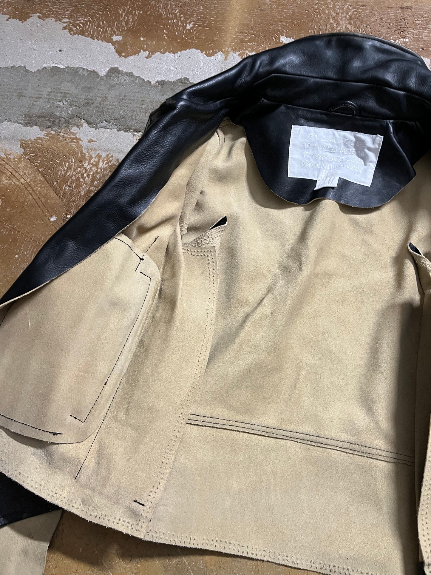 H&M maison margiela deconstructed jacket - S