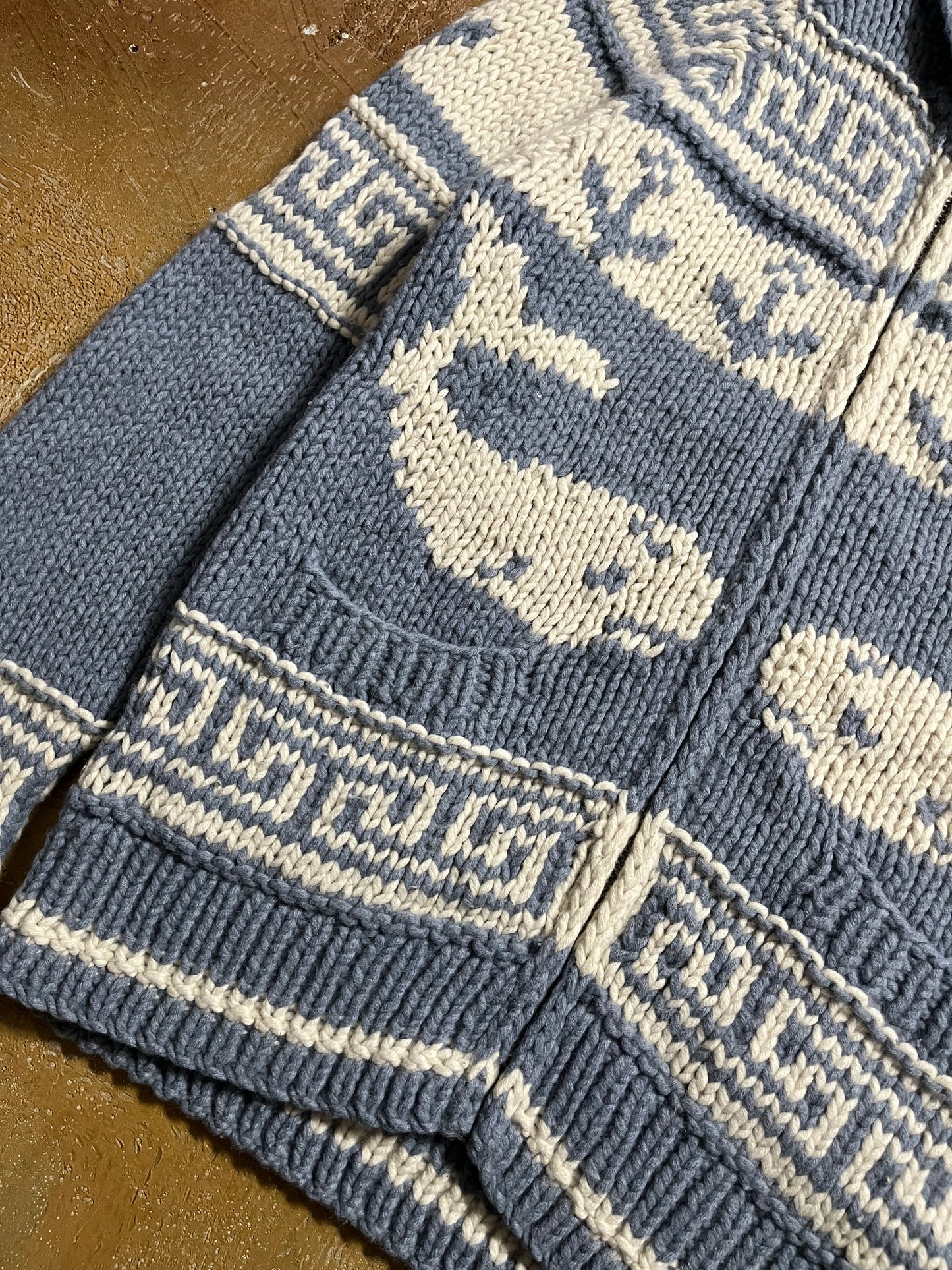 Ralph Lauren Double RL whale Hand Knit sweater - S