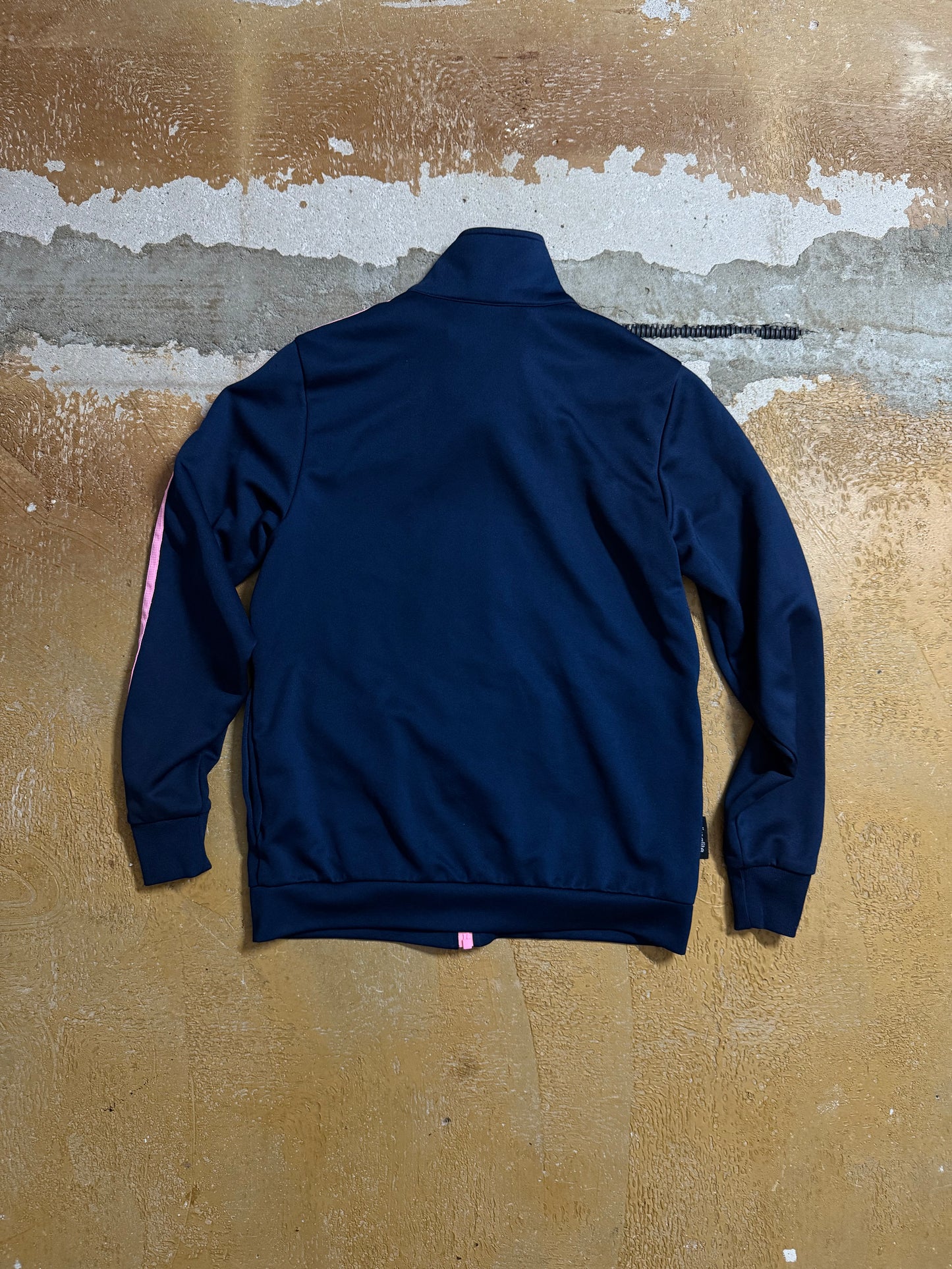 Adidas pink blue vintage sport jacket - XS