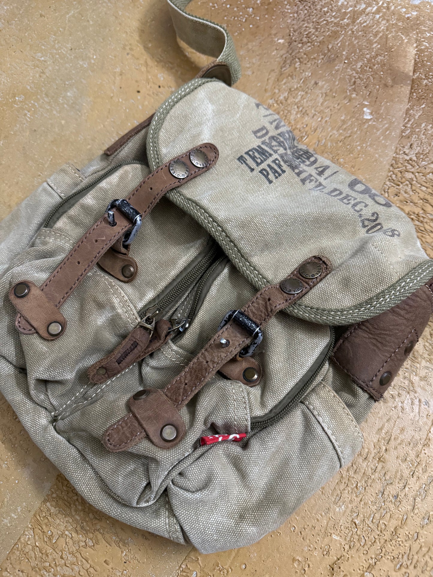Diesel vintage utility bag