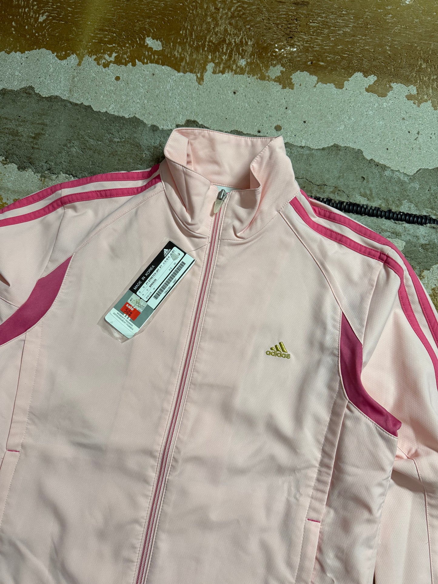 Vintage Adidas deadstock pink jacket - S