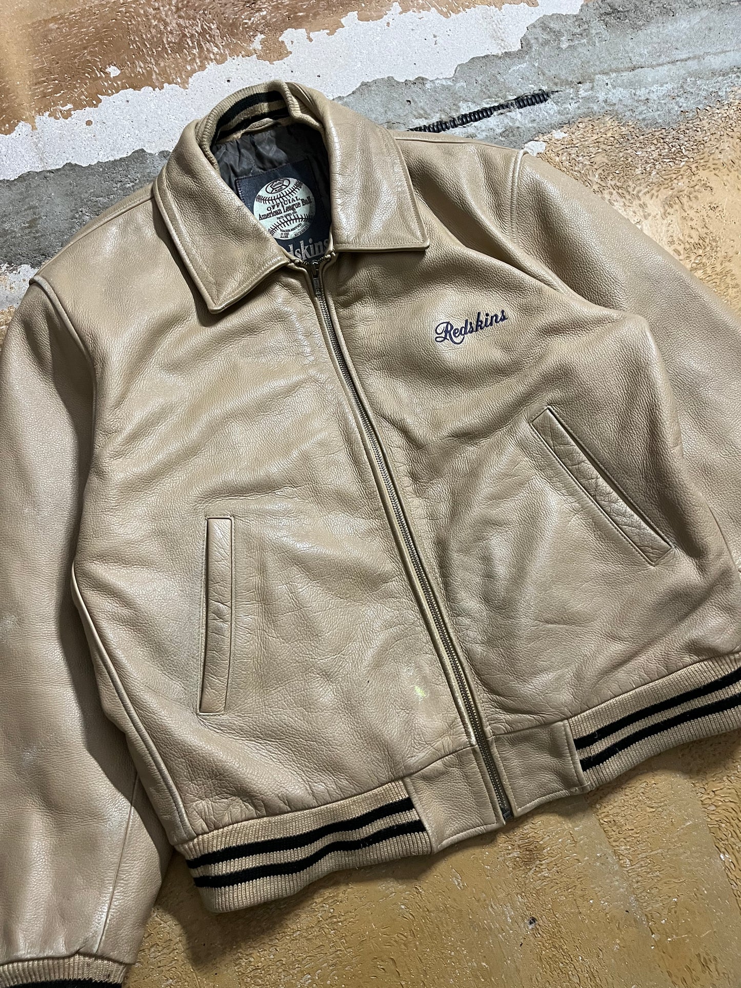 Redskins Leather Jacket - L