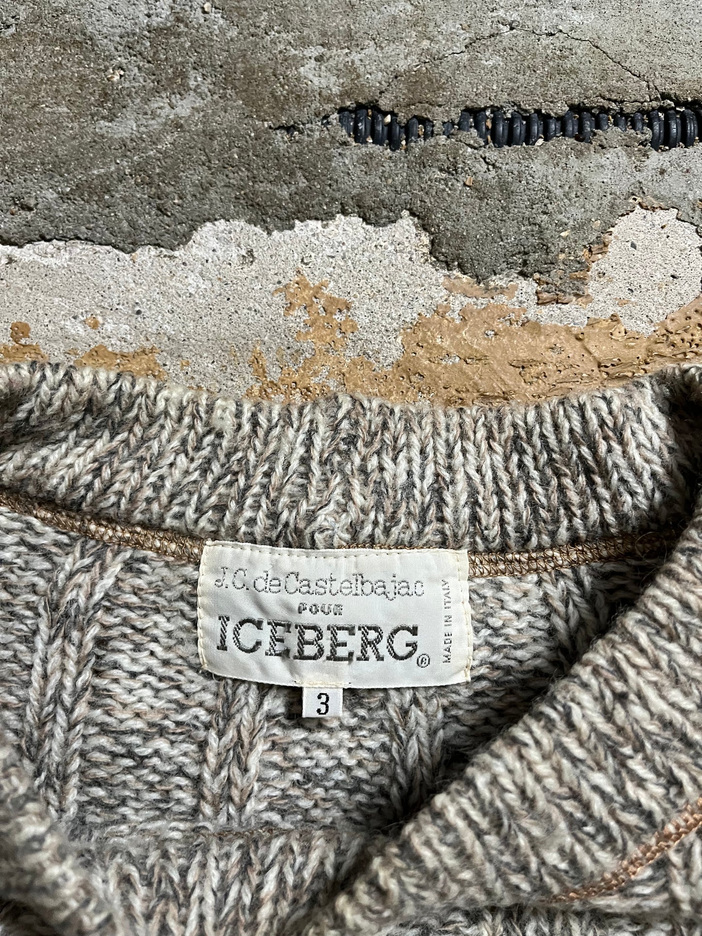 Iceberg knit ski sweater - S