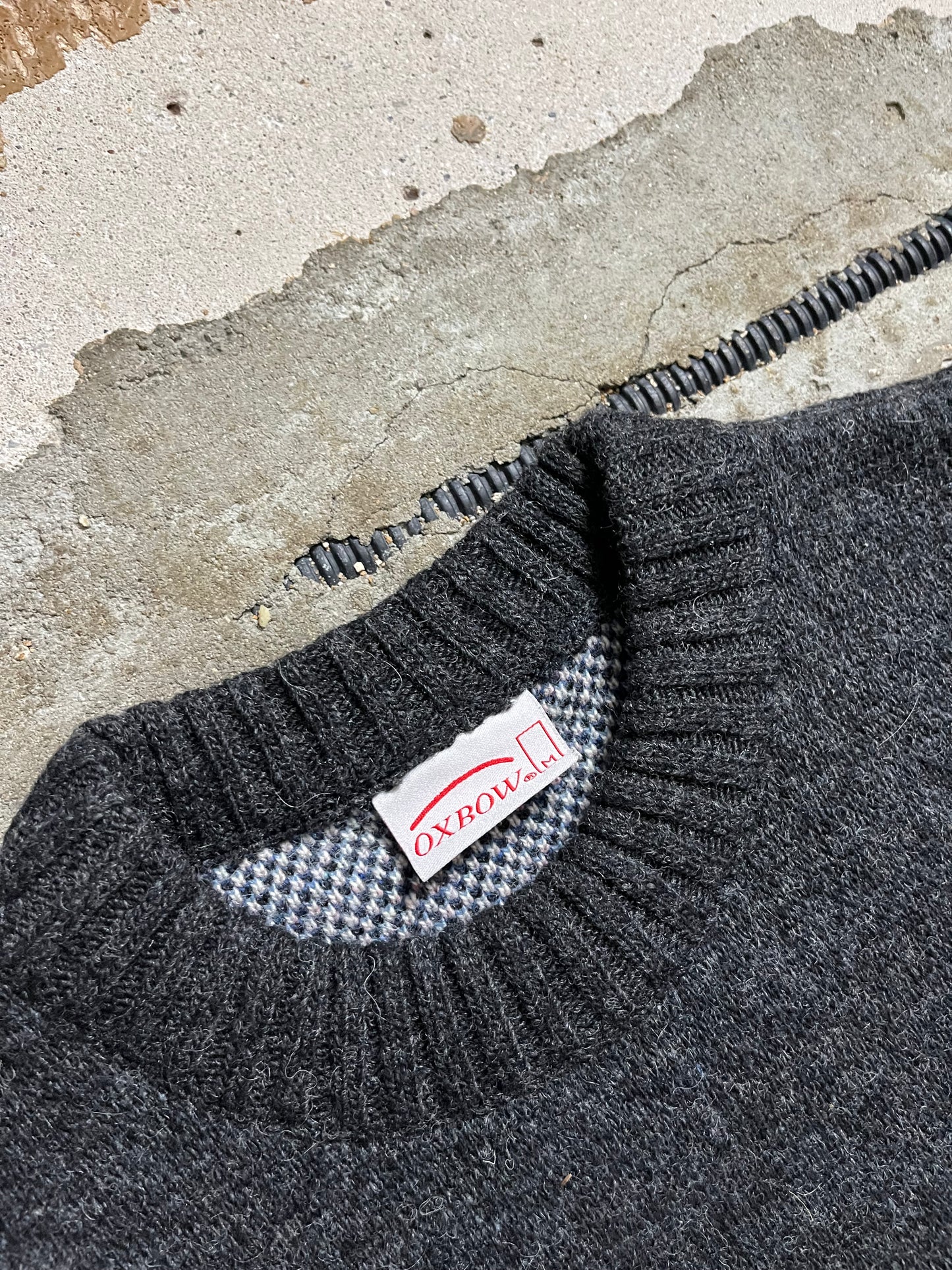 Oxbow vintage ski knit sweater - M