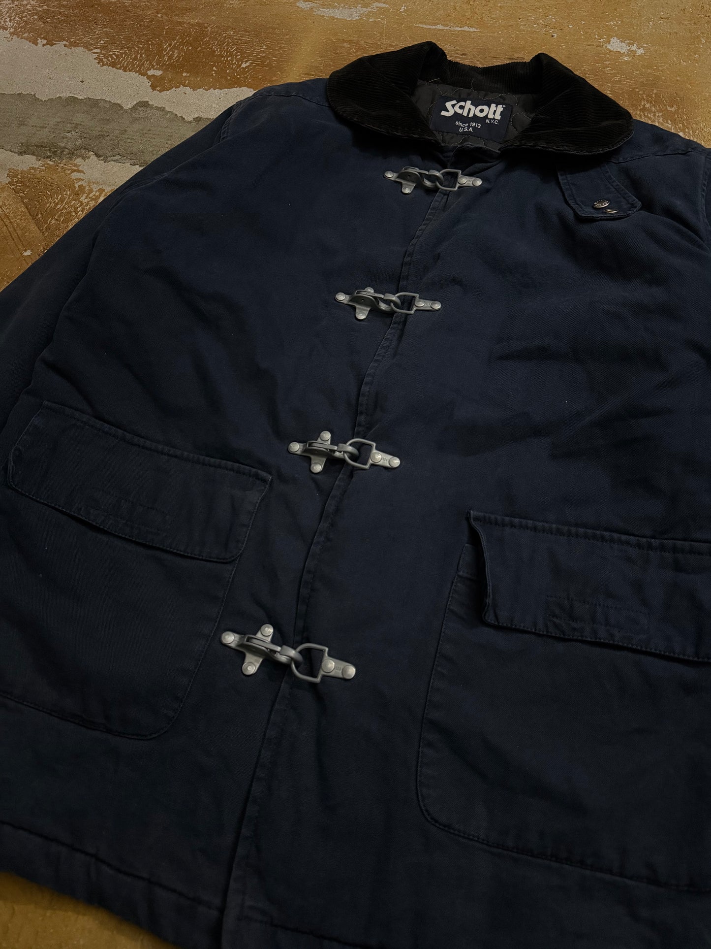 Schott fireman clasp winter jacket - L