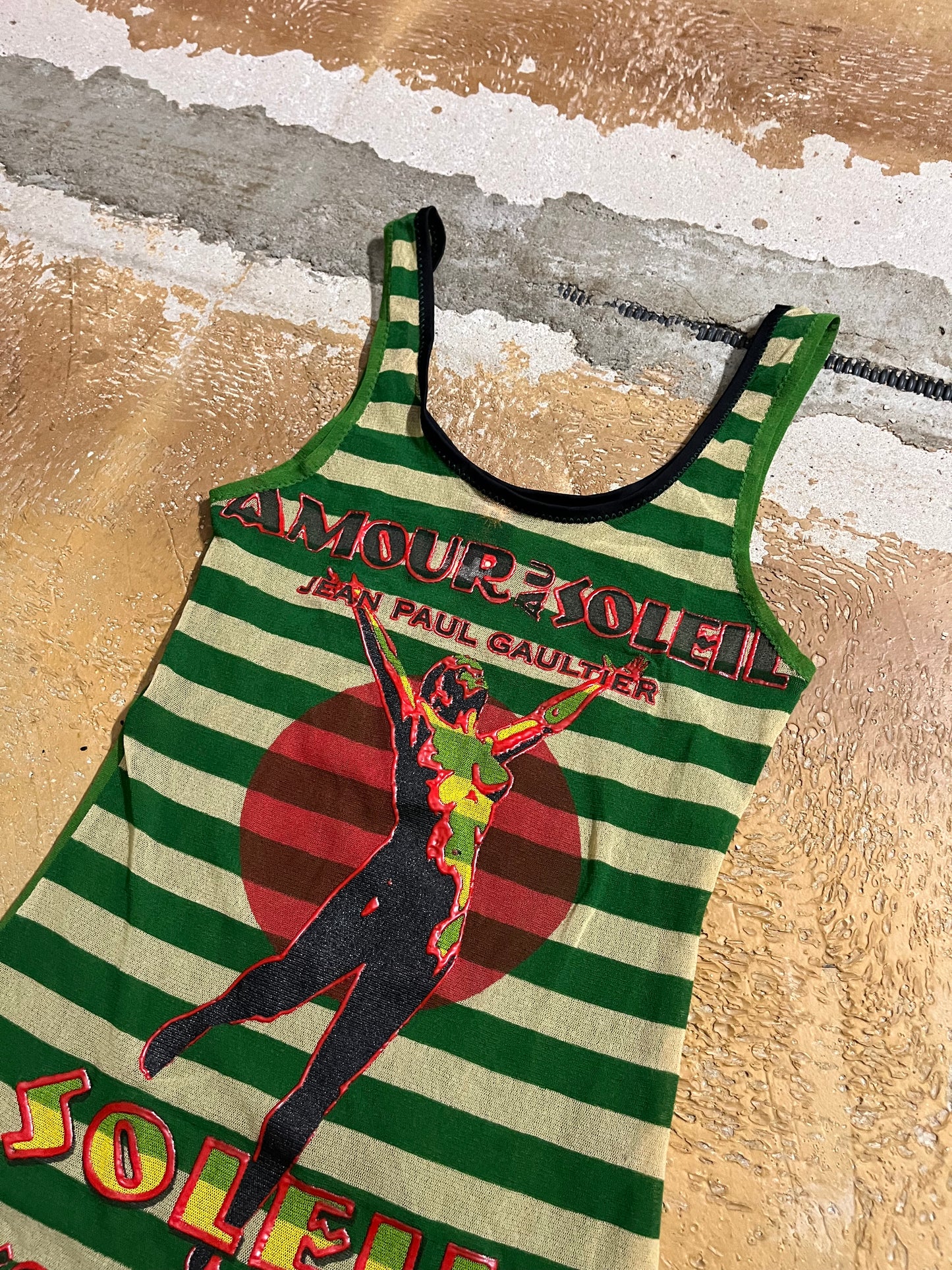 Jean Paul Gaultier 90s Soleil mesh top - S