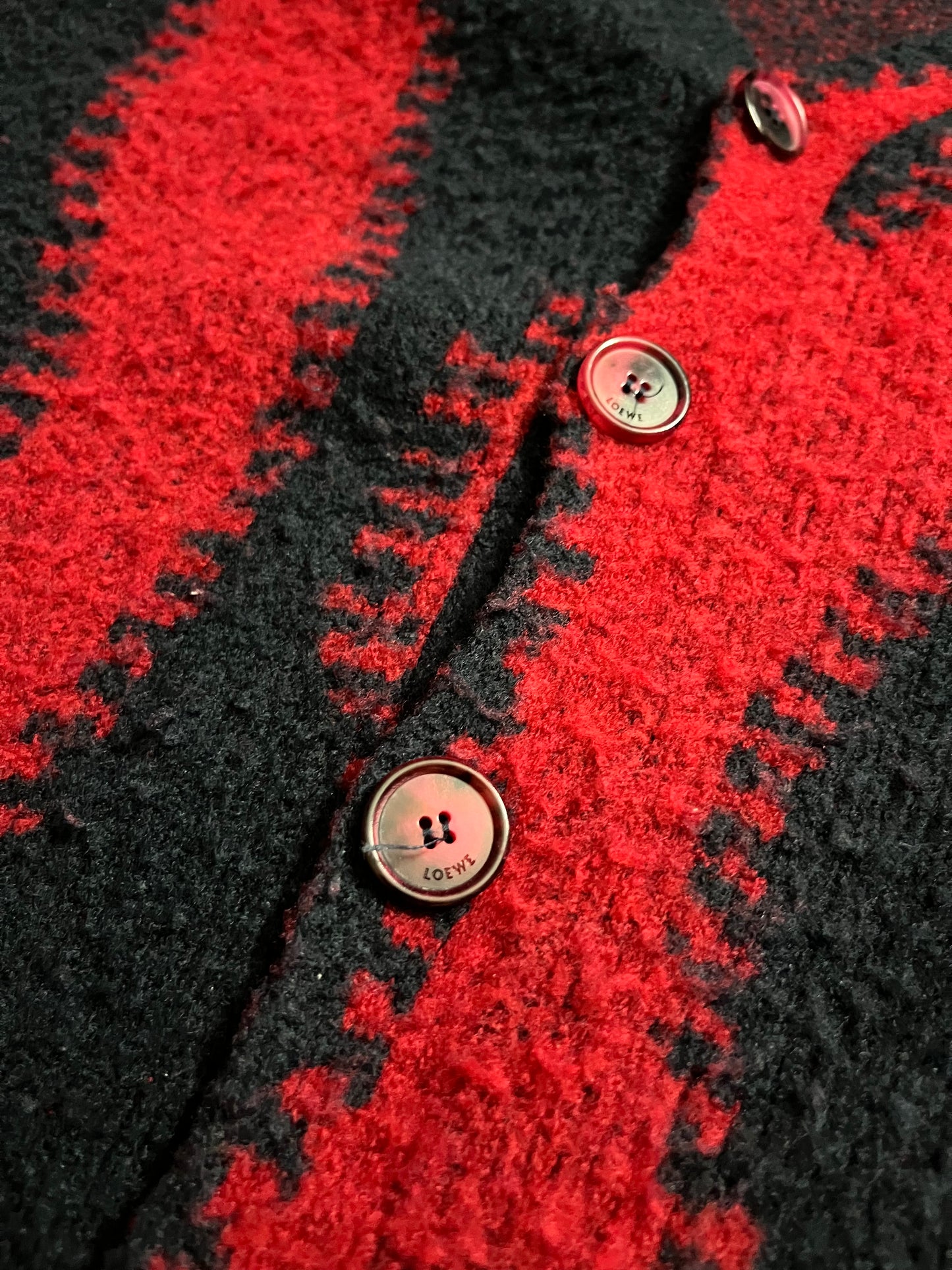 LOEWE wool cardigan jacket - M