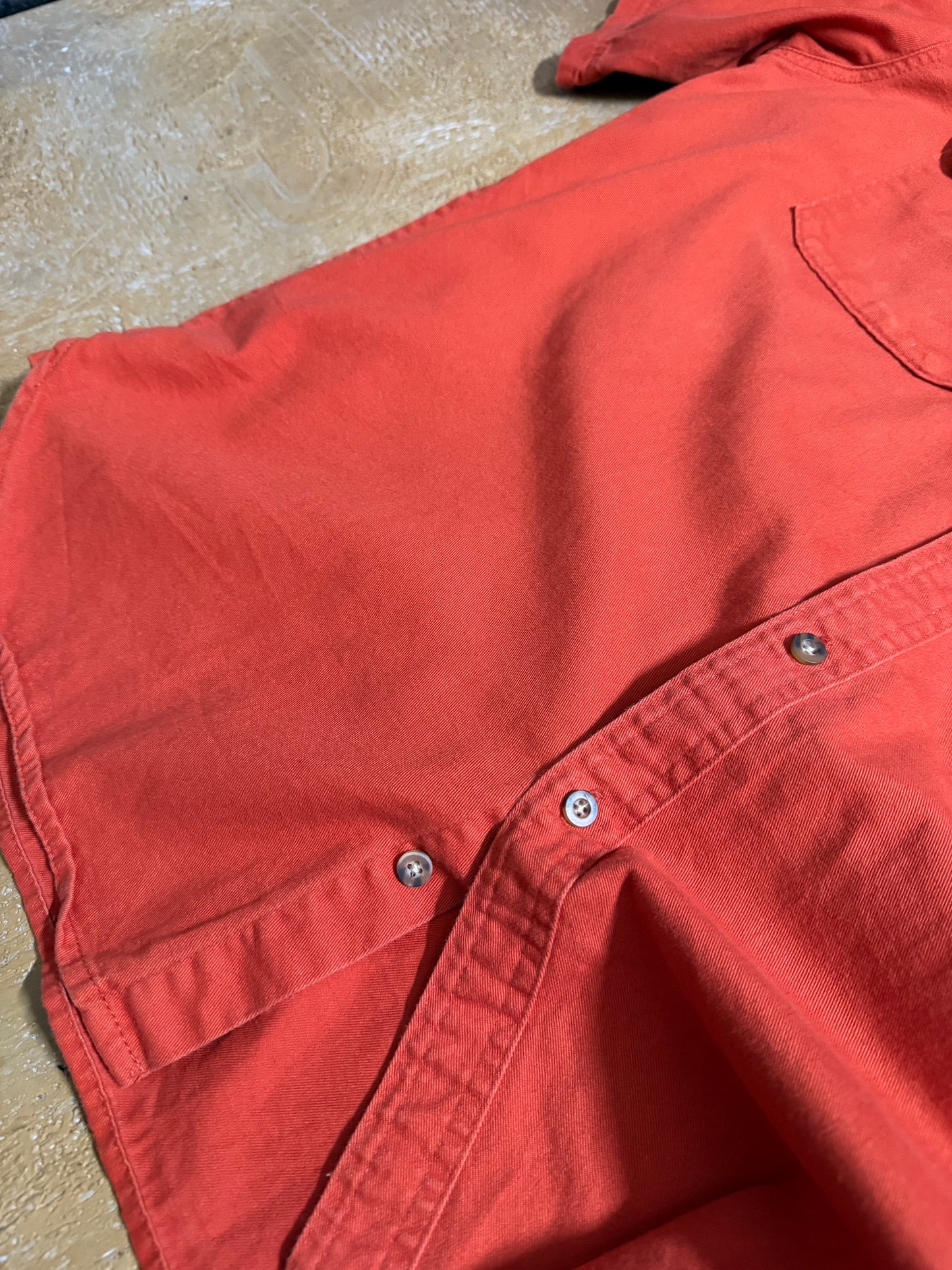Carhartt Orange workwear polo t-shirt - L
