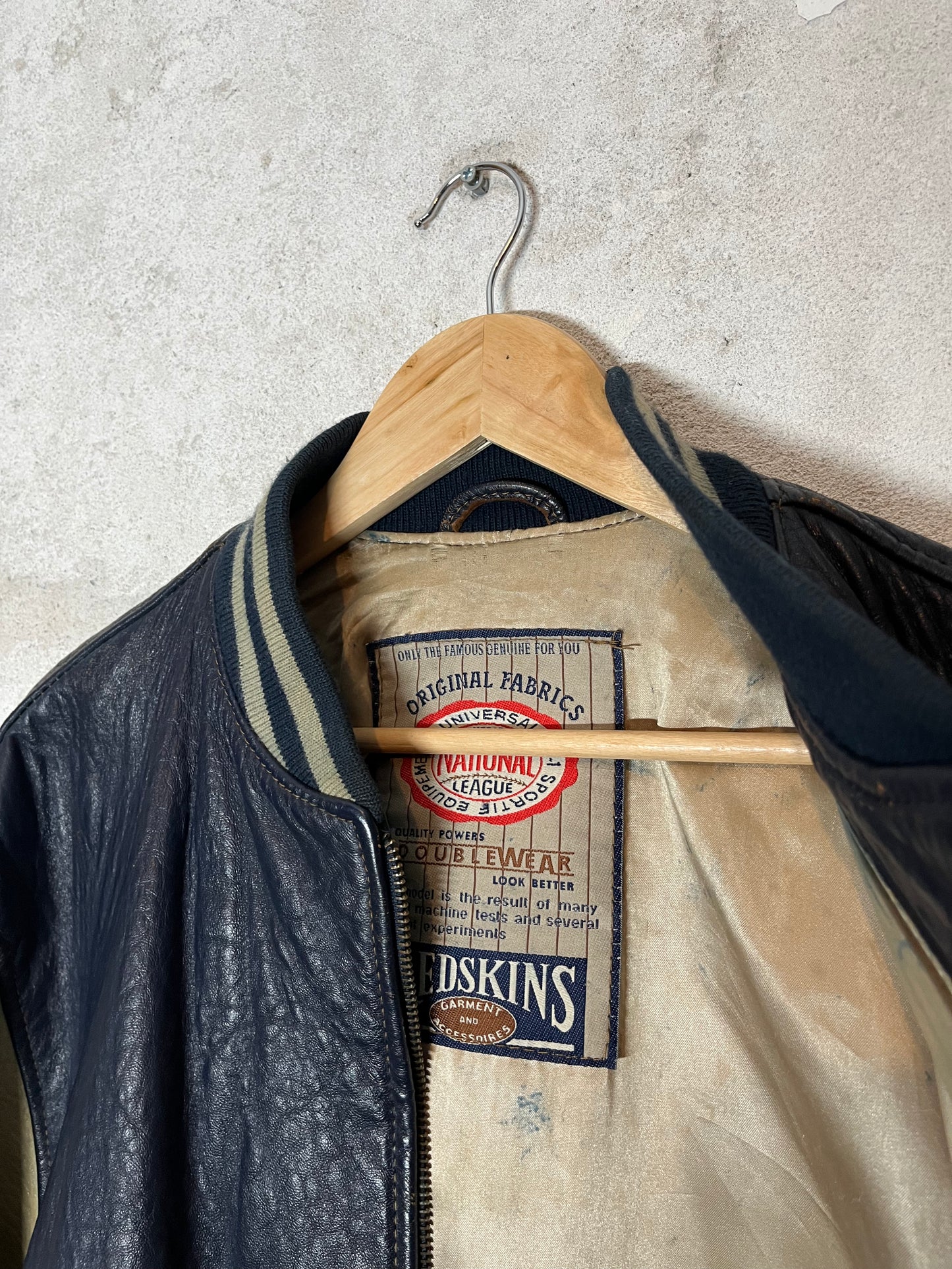 Redskins vintage leather motor jacket - L